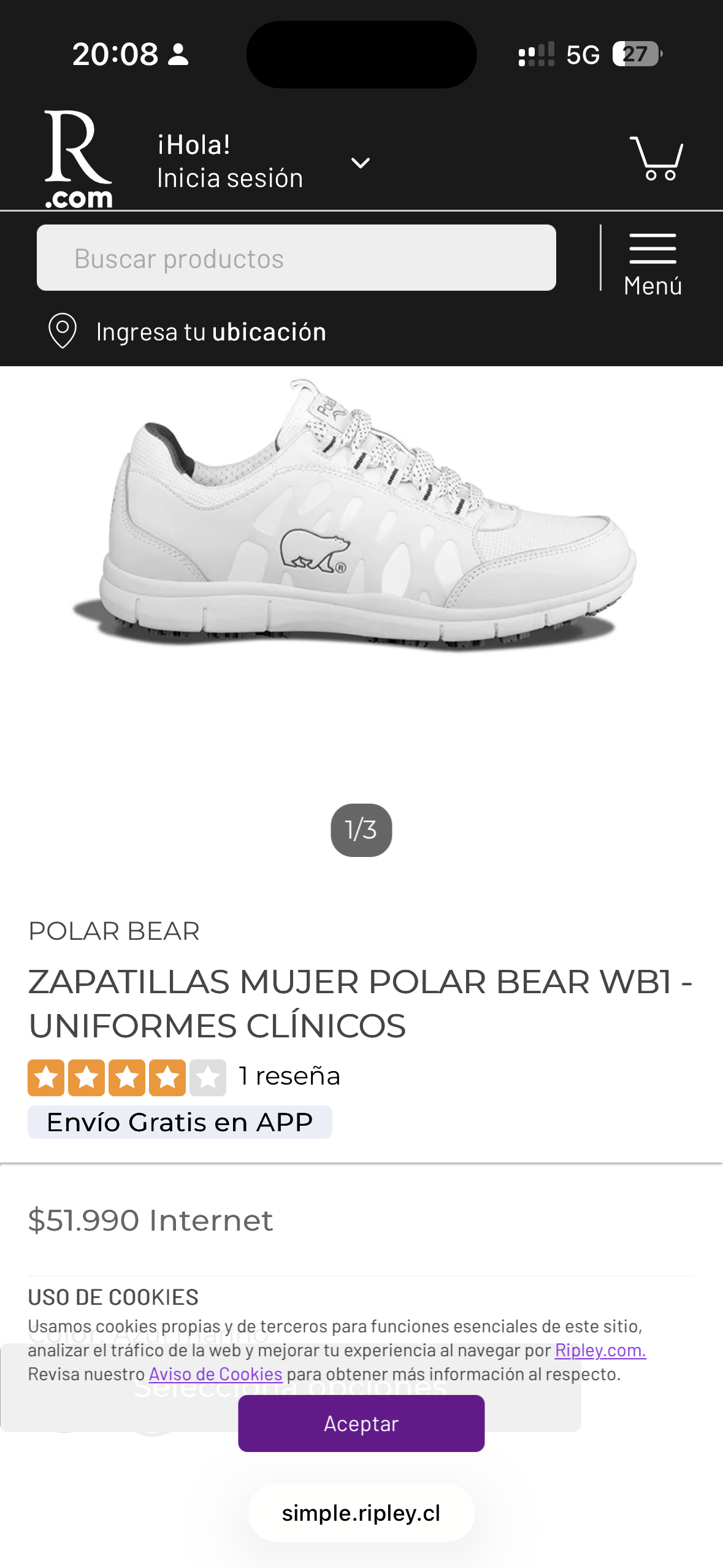 Zapatillas clínicas Polar Bear n•39 - miniatura 7