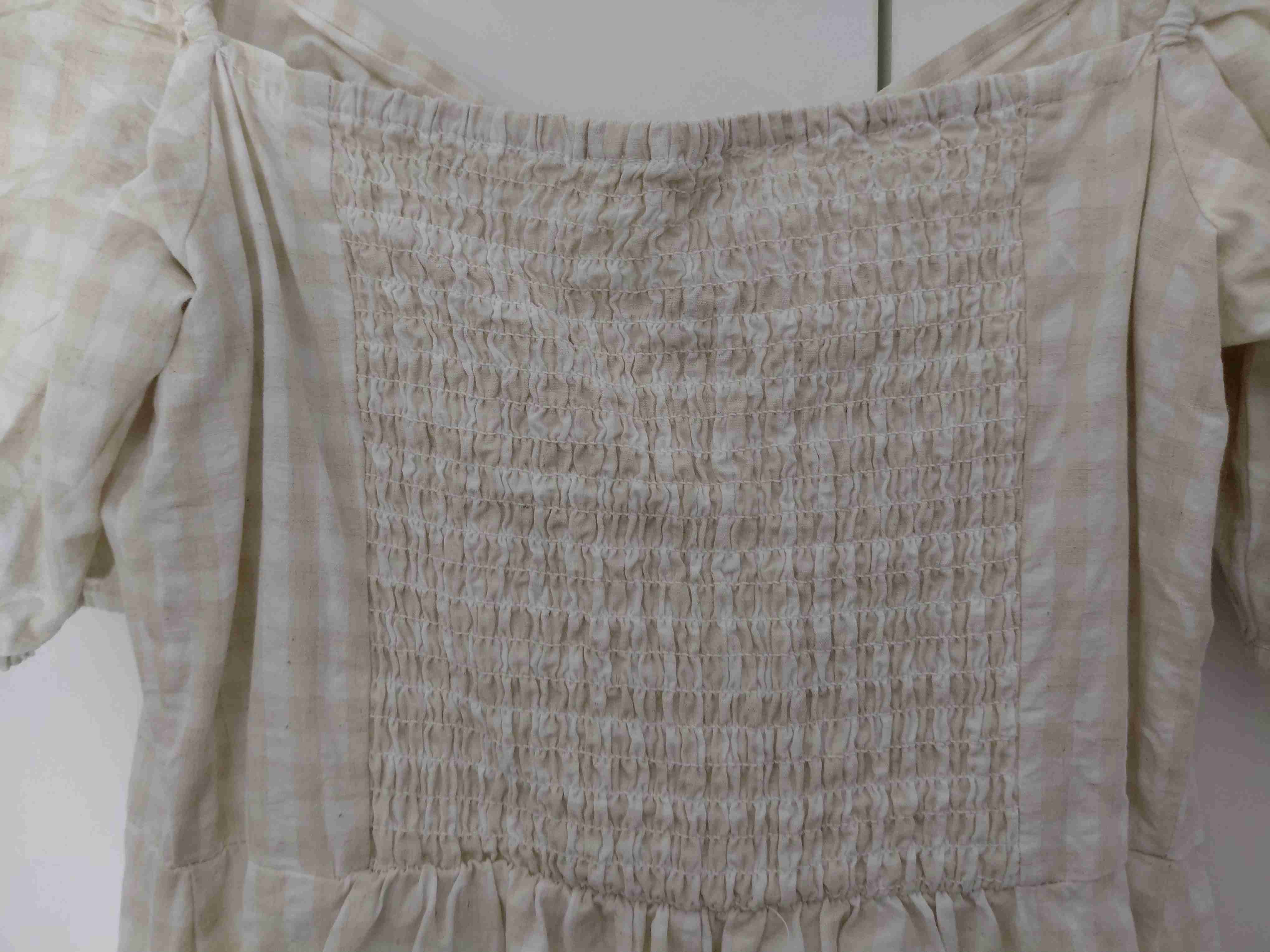 Vestido H&M Cottagecore - Cuadrillé - miniatura 4