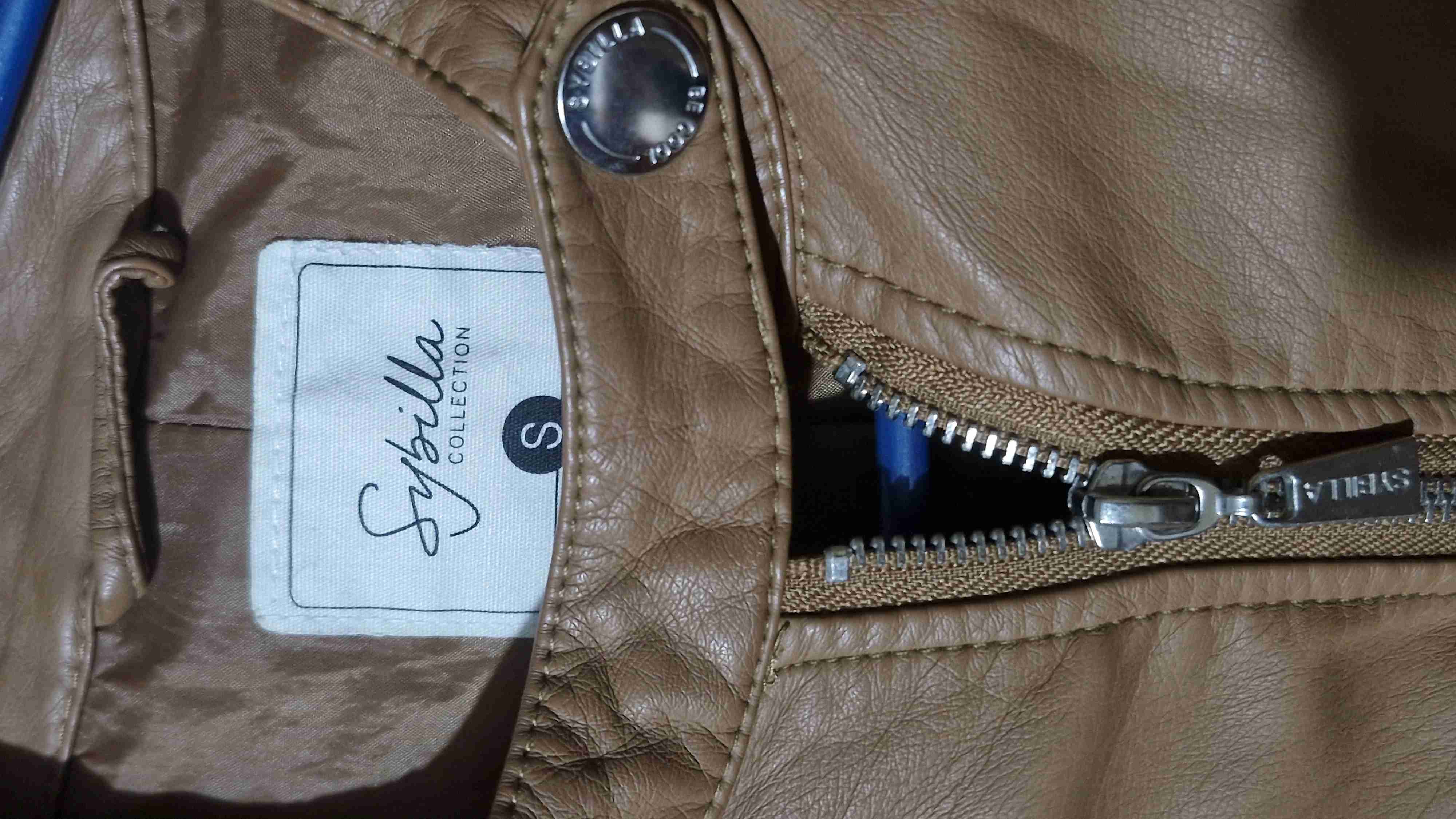 Chaqueta ecocuero sybilla - miniatura 3