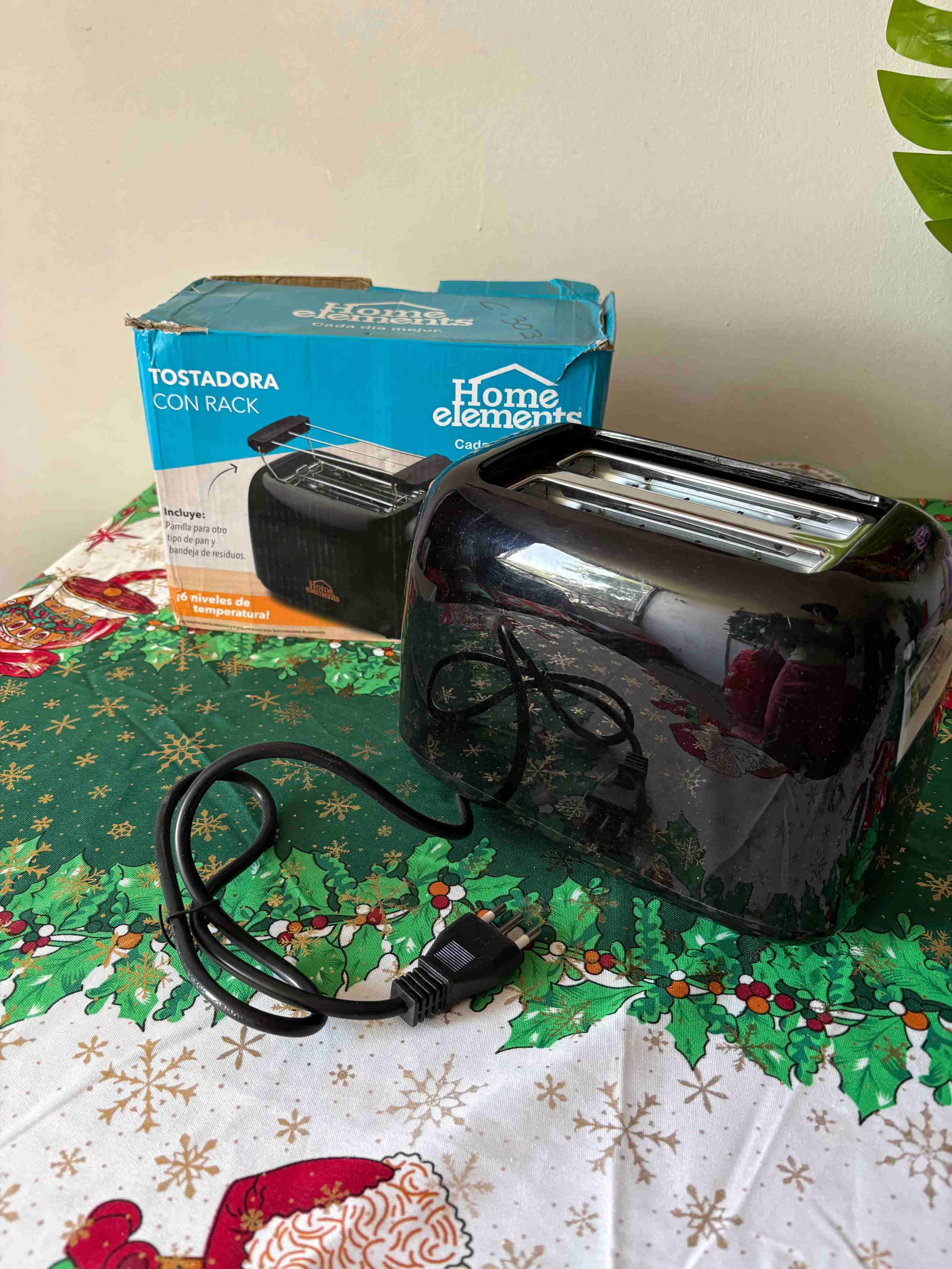 Tostadora Home Elements negra