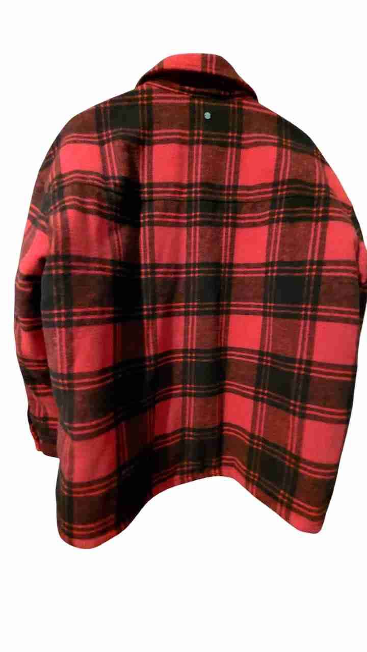 Chaqueta a cuadros roja y negra - 2