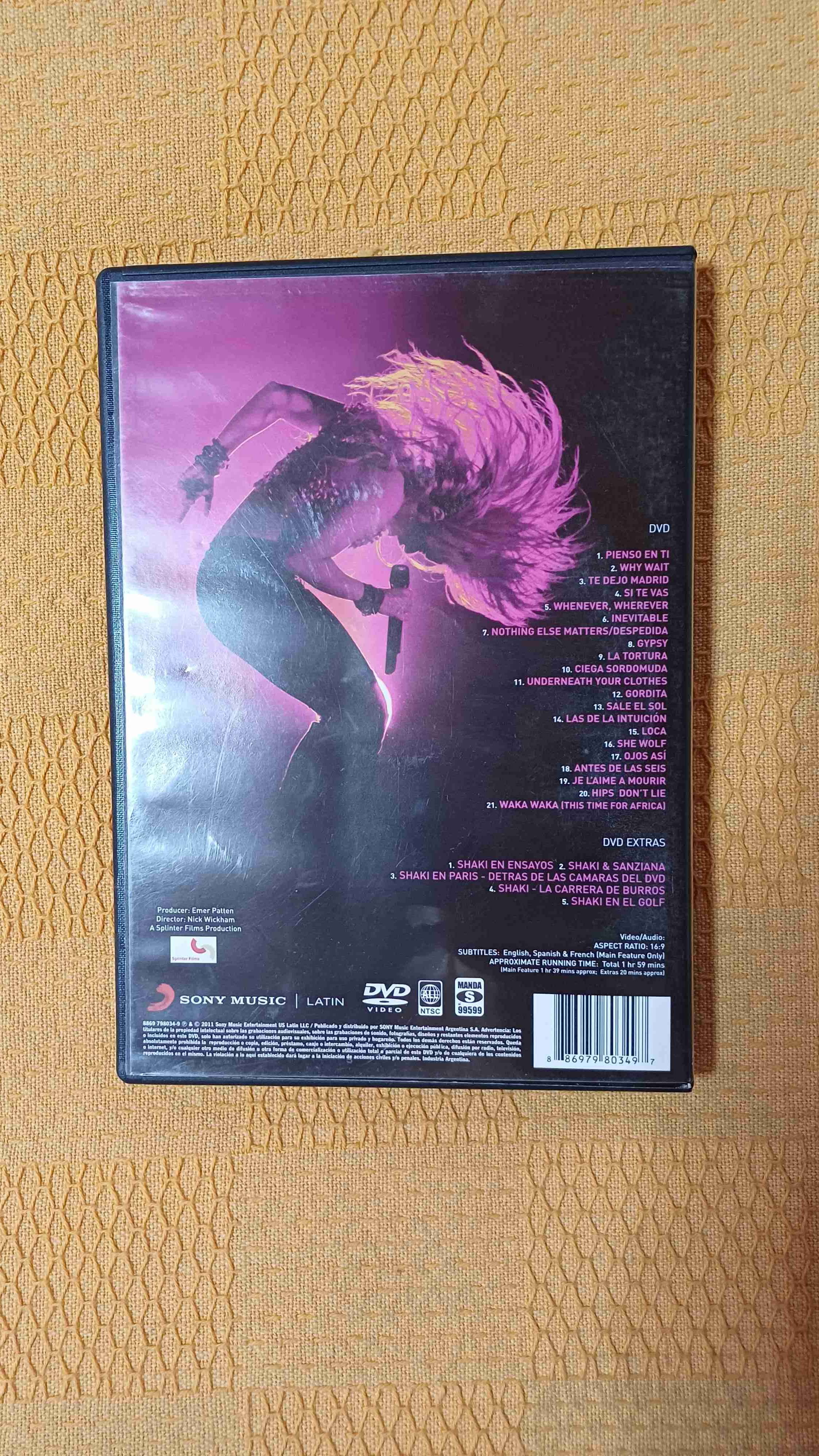 DVD Shakira en vivo desde París - miniatura 2