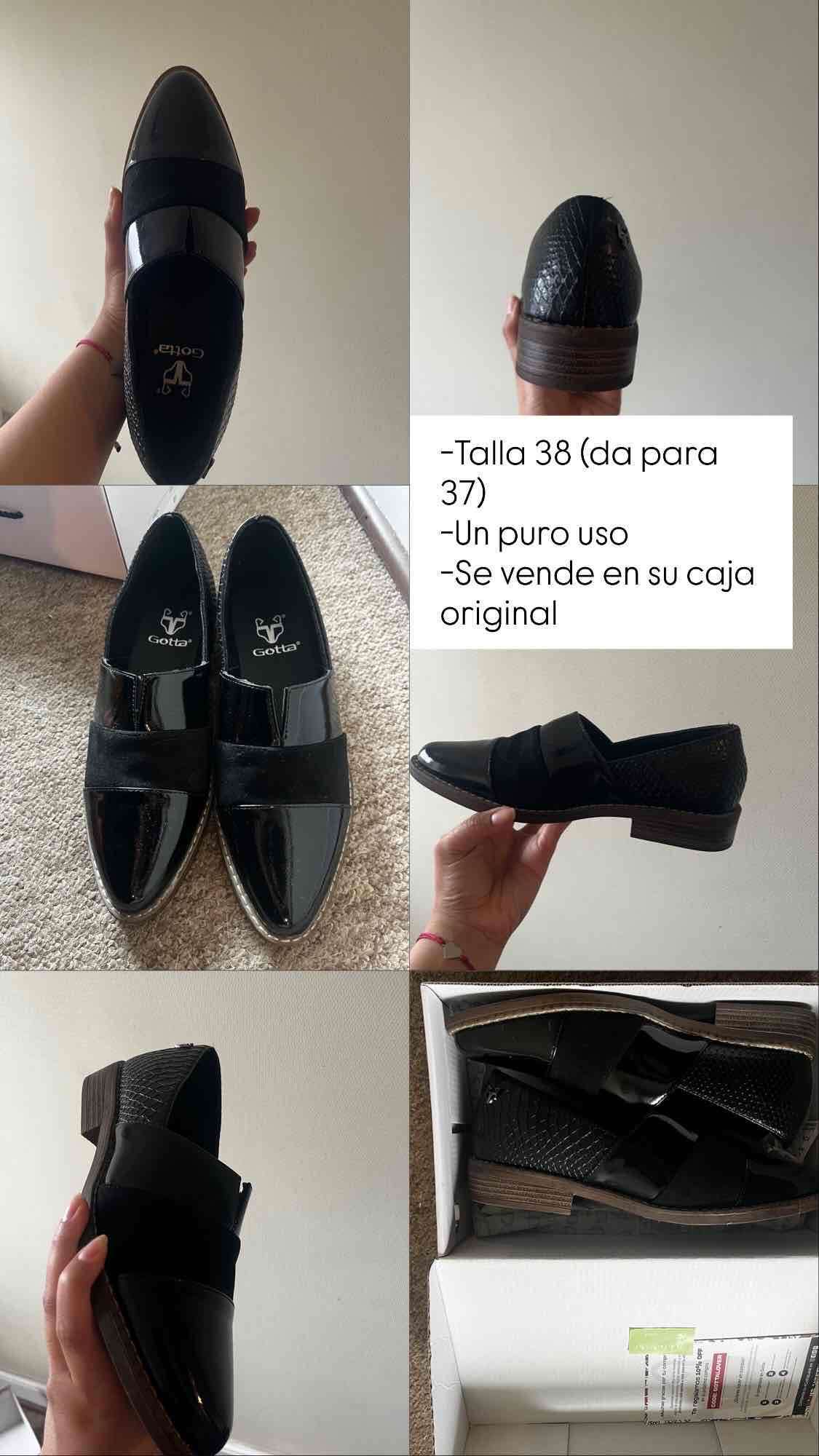 Zapatos negros talla 38