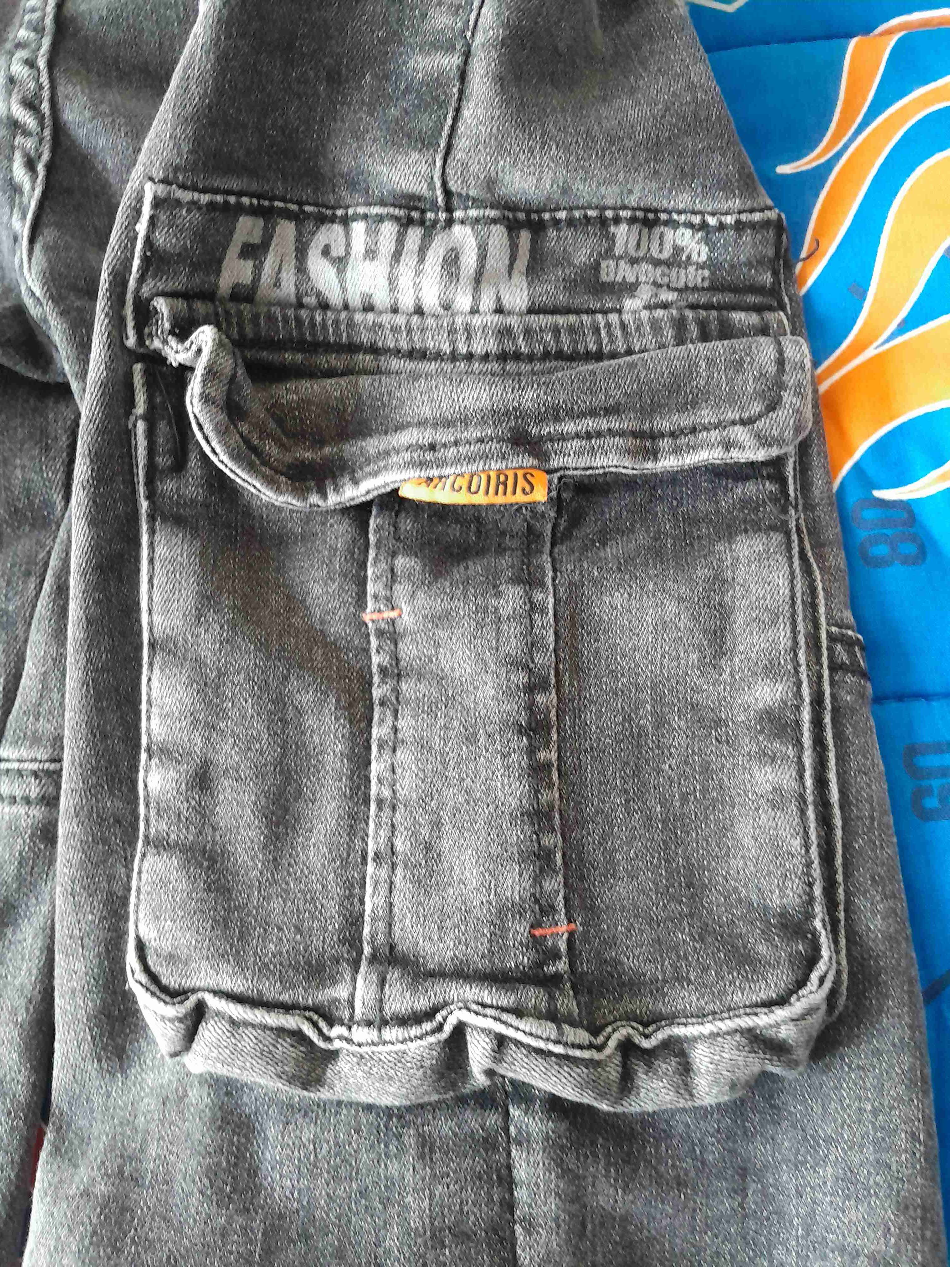 short cargo gris - miniatura 3