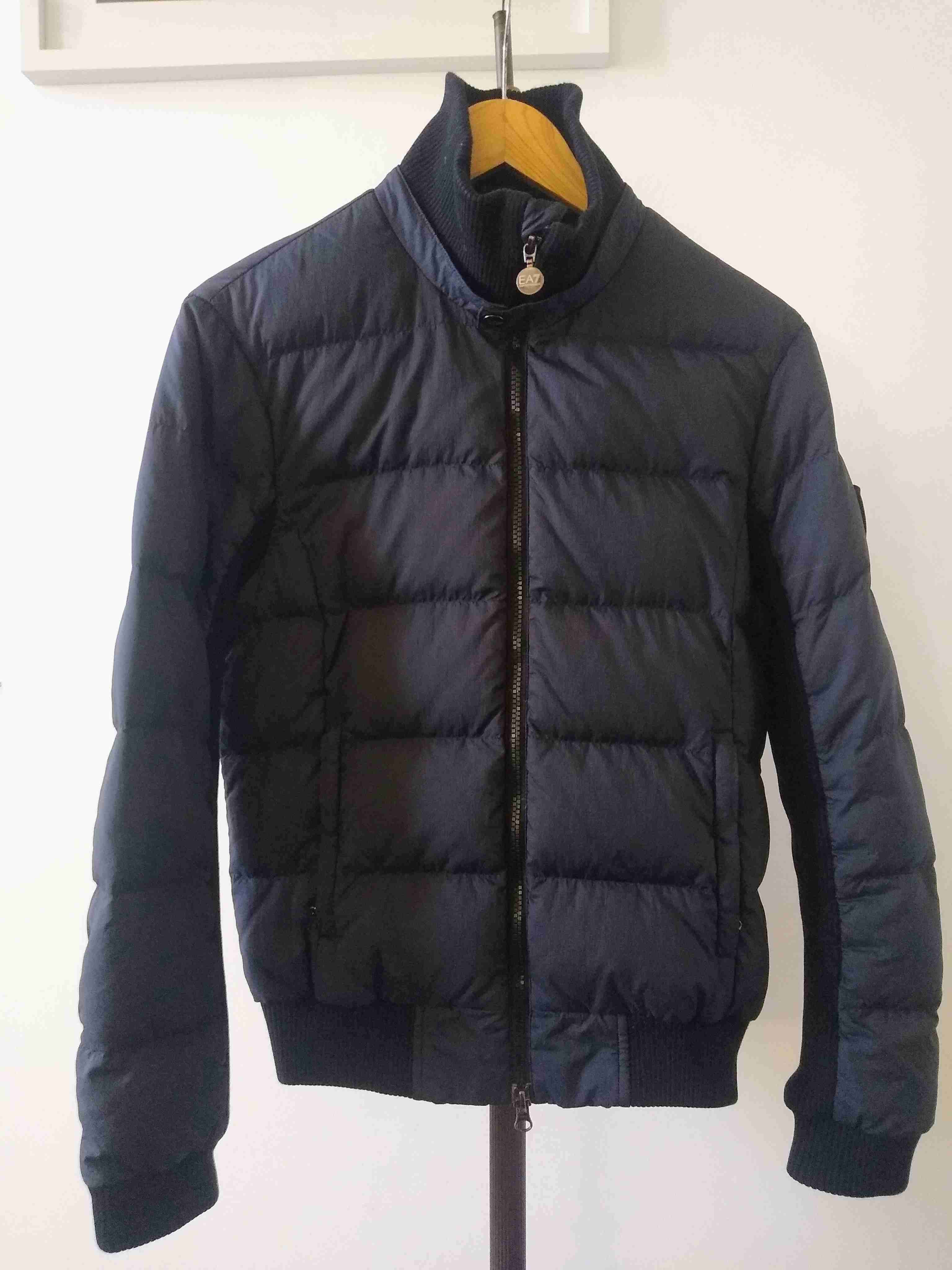 Chaqueta acolchada azul marino