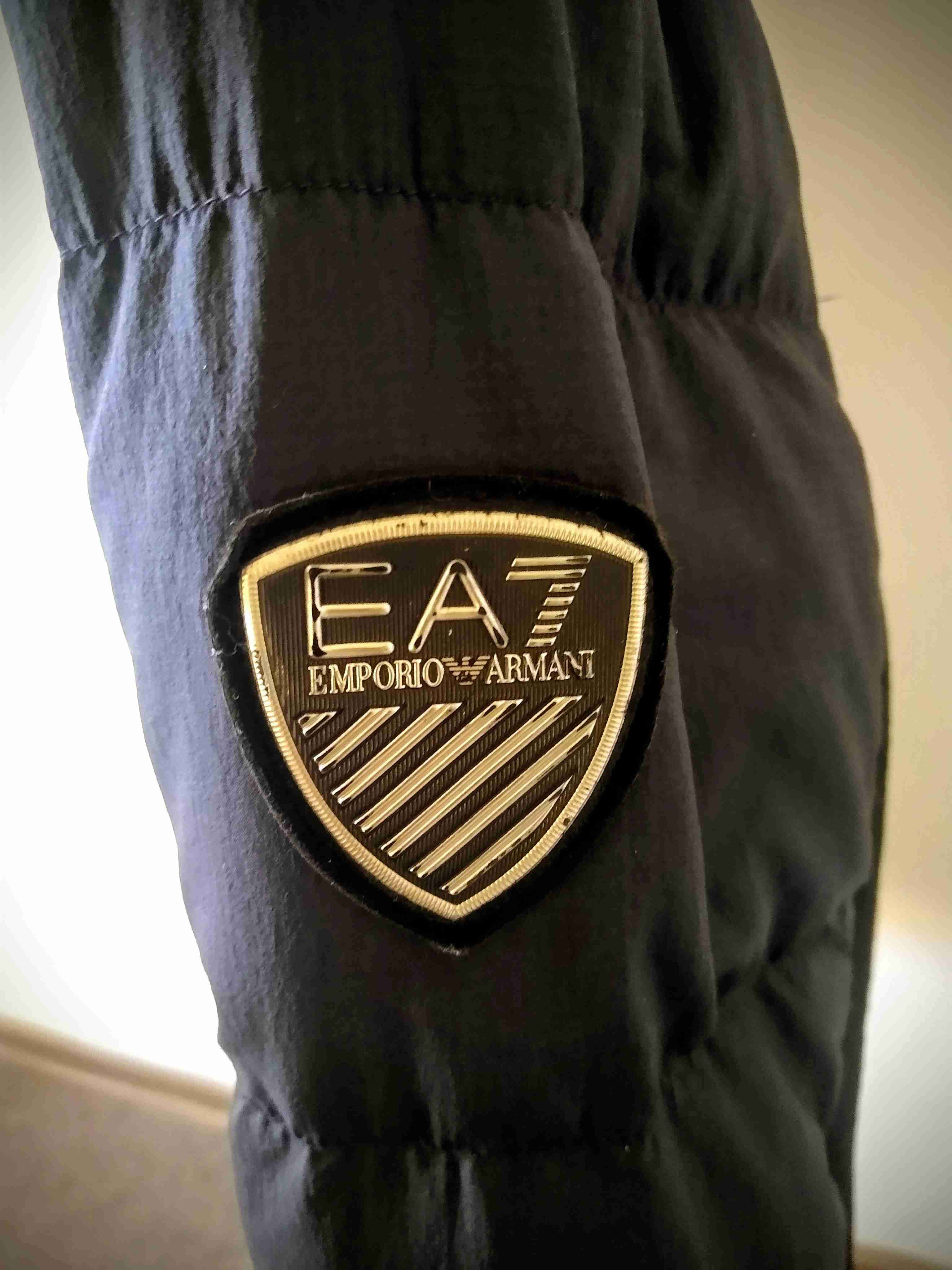 Chaqueta acolchada azul marino - miniatura 3