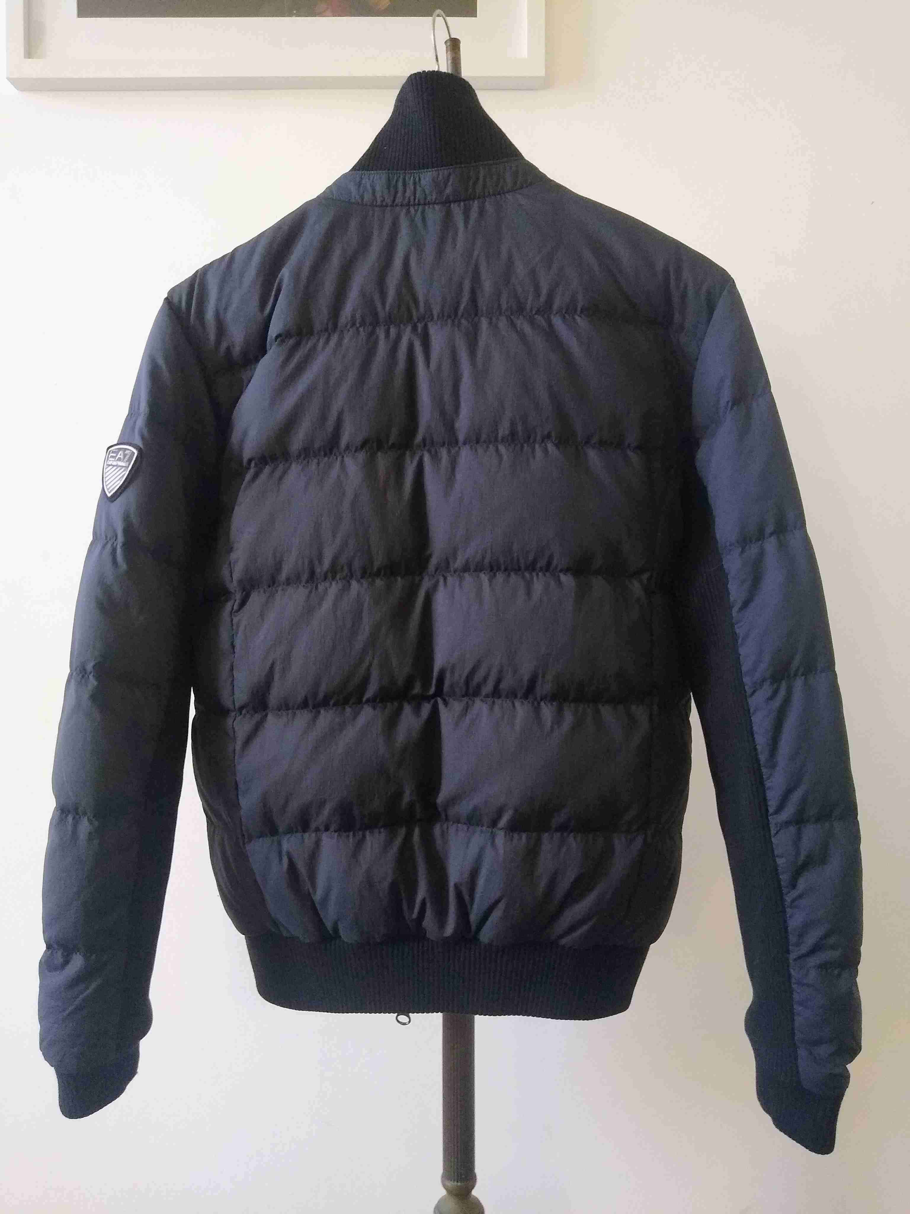 Chaqueta acolchada azul marino - miniatura 4