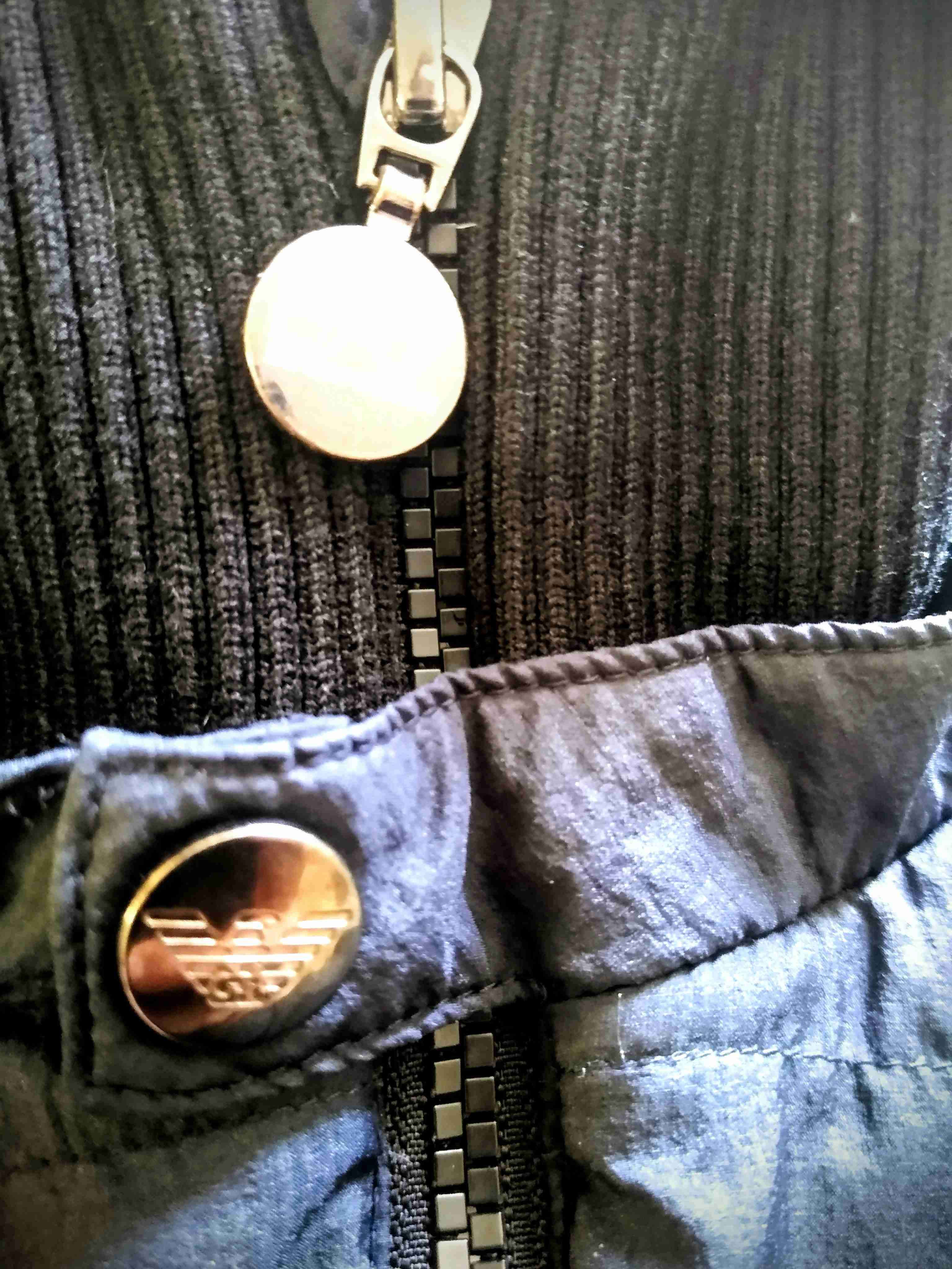 Chaqueta acolchada azul marino - miniatura 5