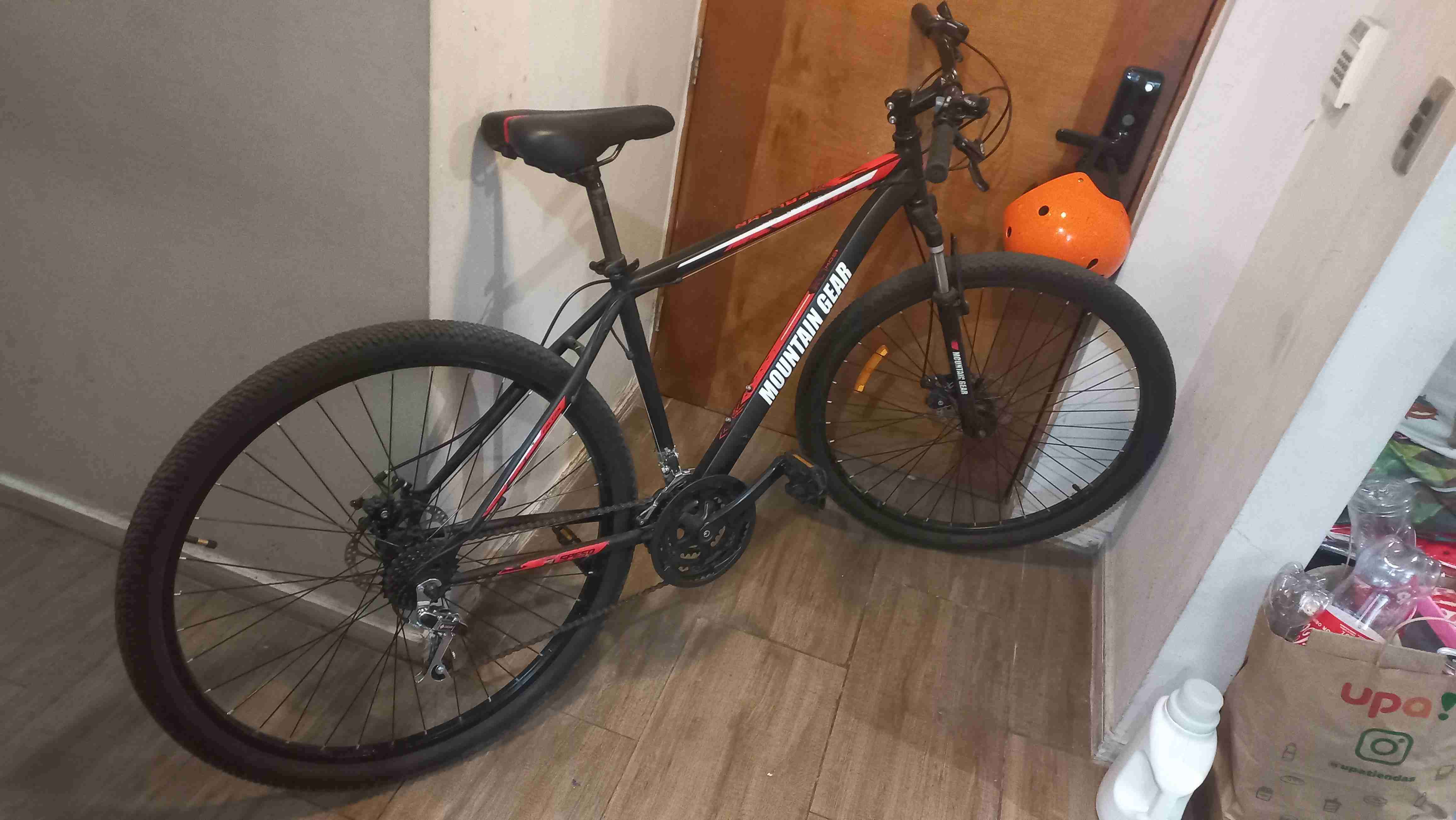 Bicicleta Mountain Gear negra - miniatura 2