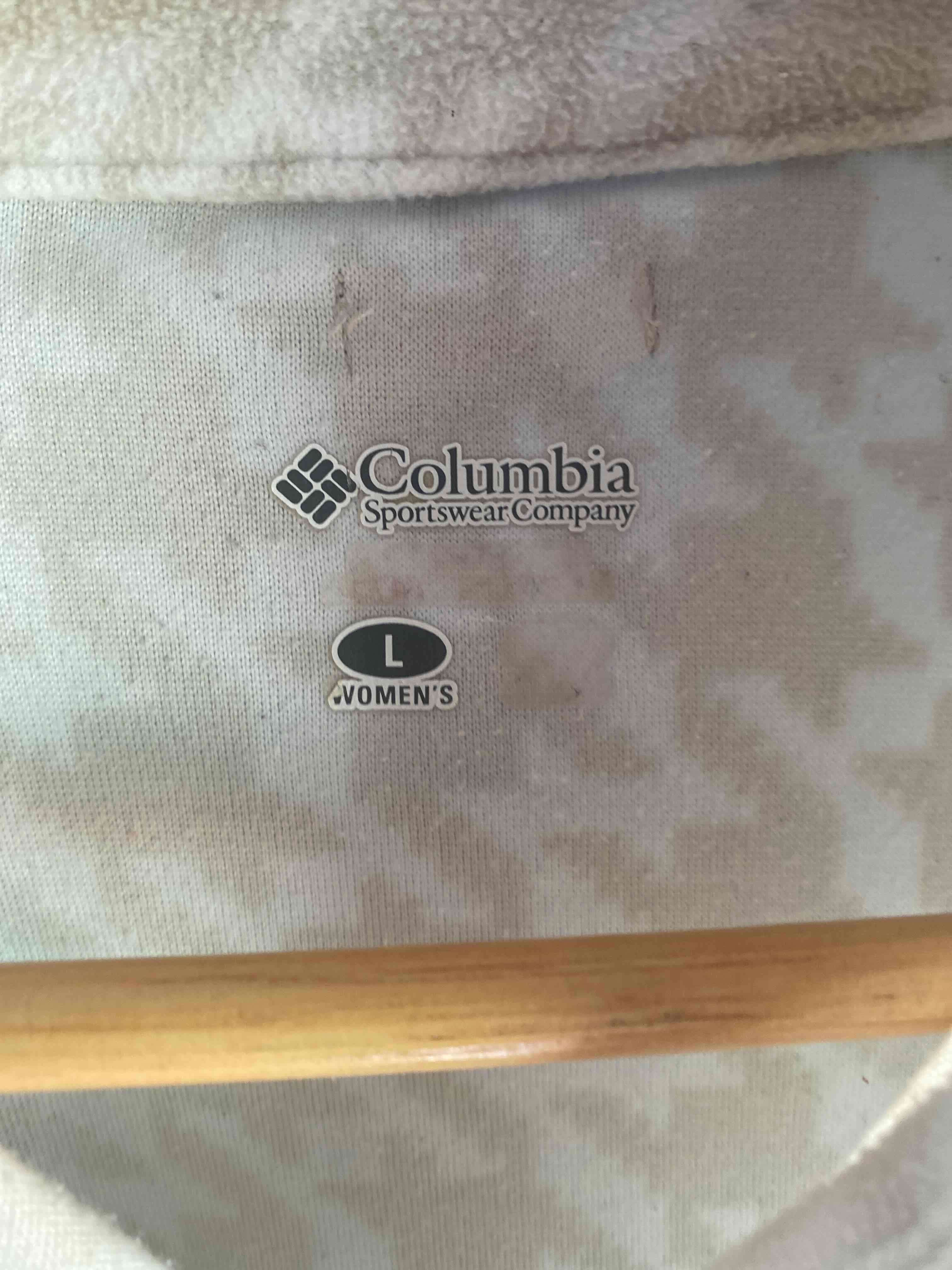 Polerón beige con diseño Columbia - miniatura 2
