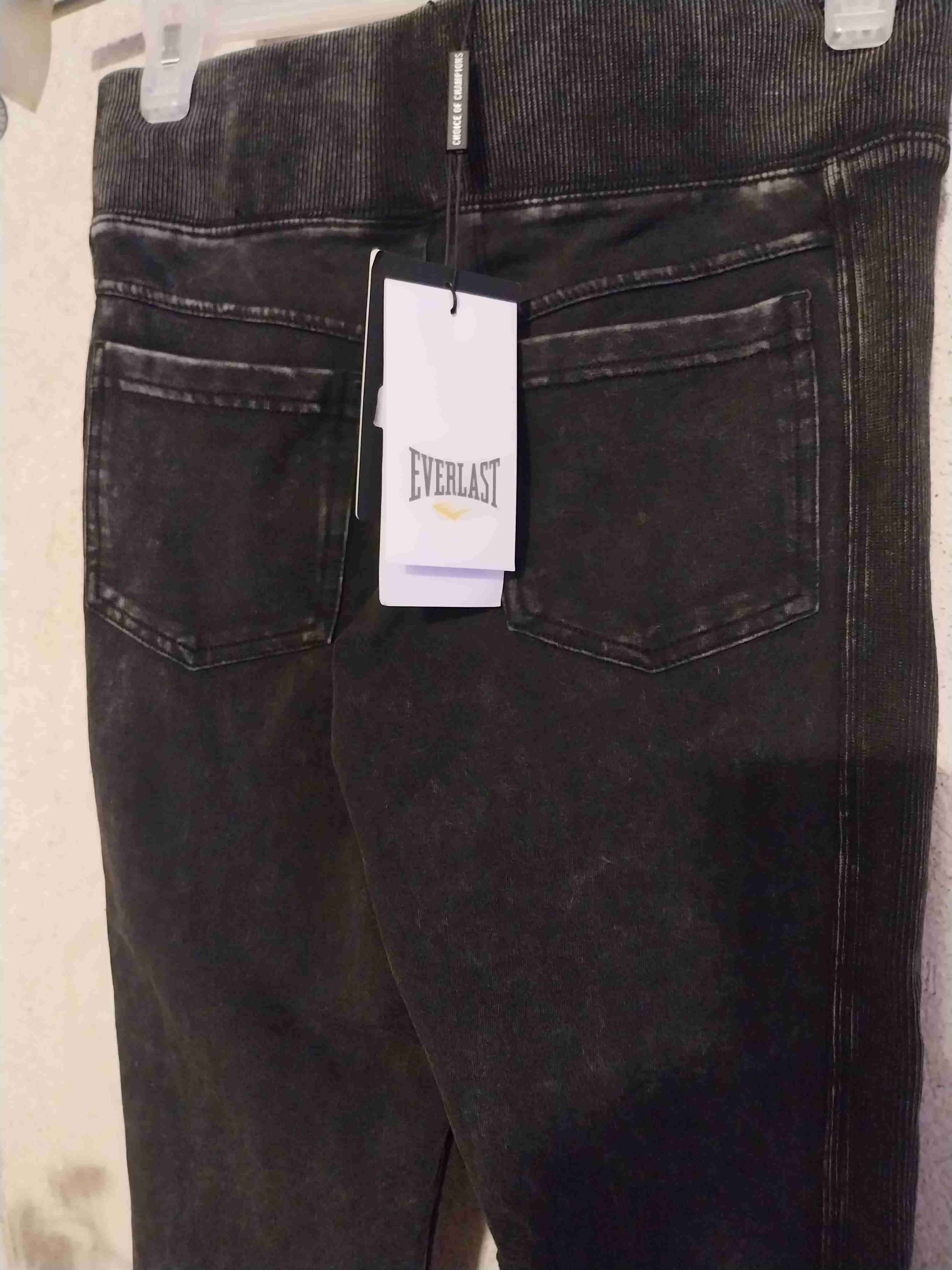 Leggings  gris oscuro con etiqueta - miniatura 3