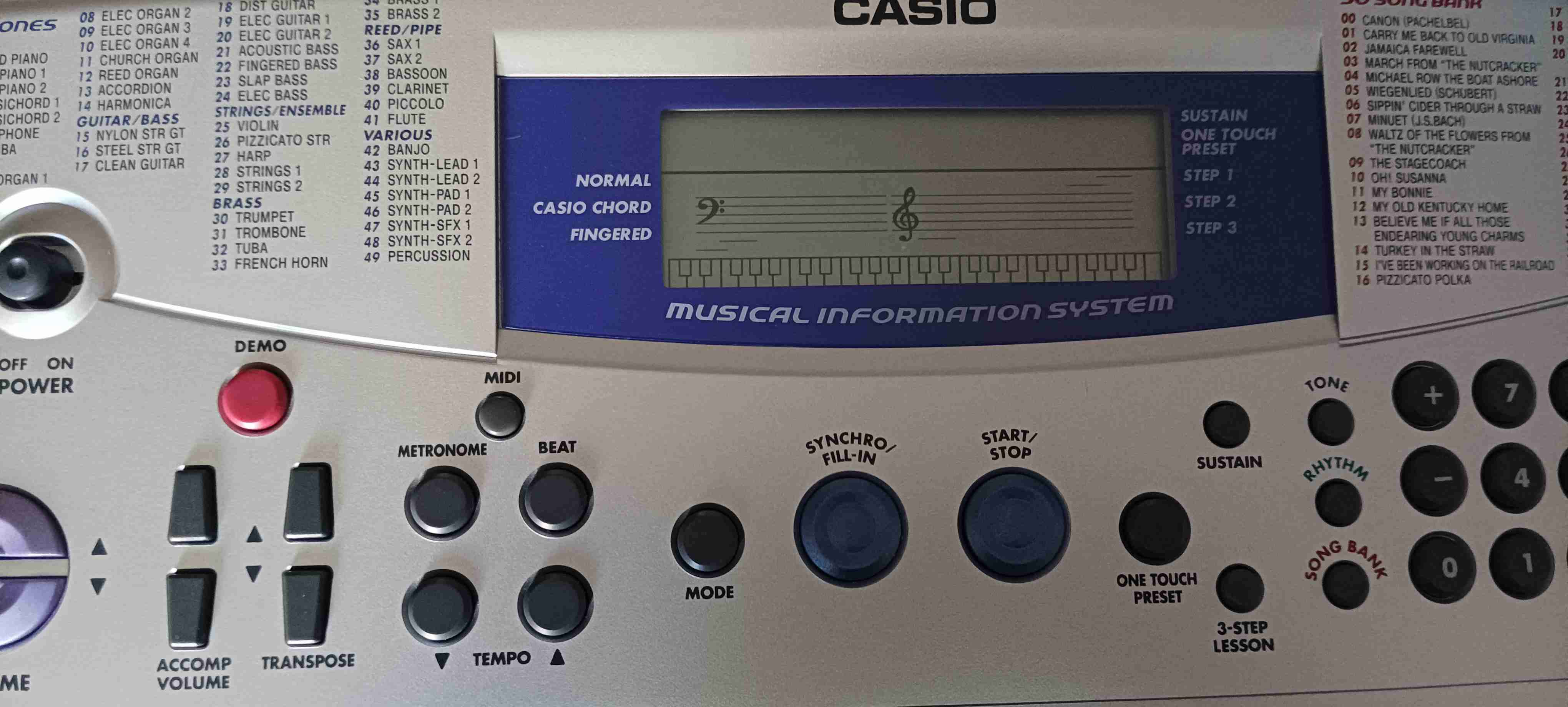 Teclado electrónico Casio MA-150 - miniatura 3