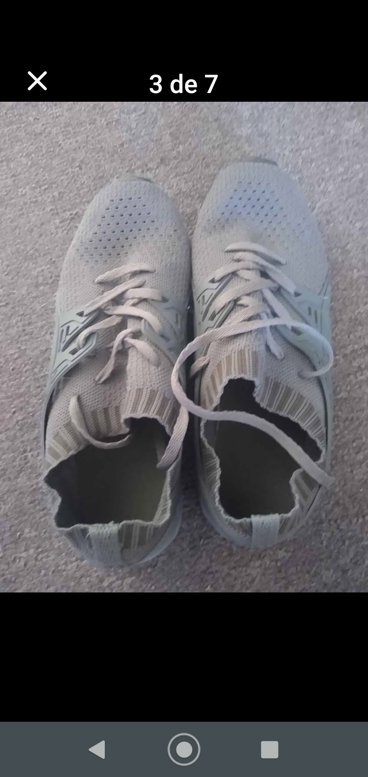 Zapatilla deportiva gris Asics - miniatura 2