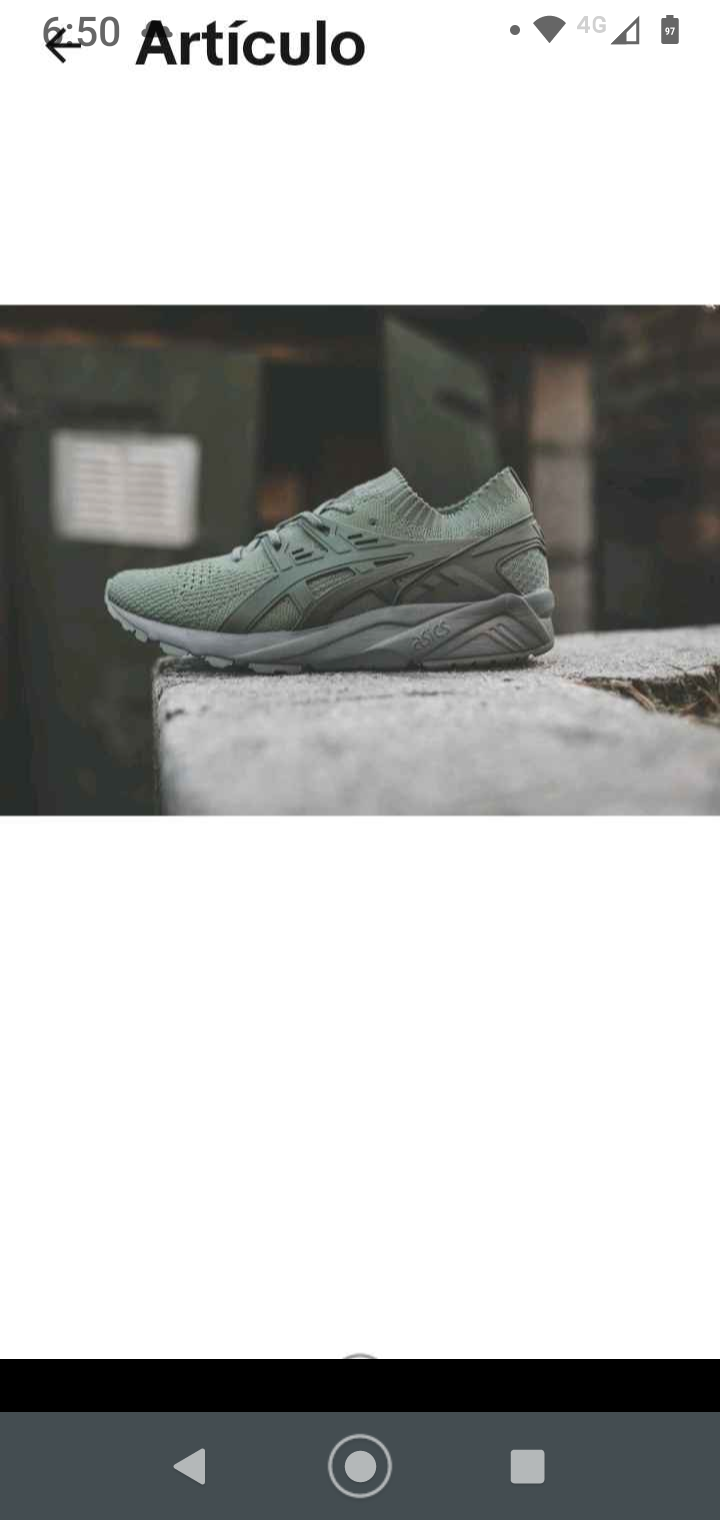 Zapatilla deportiva gris Asics - miniatura 4