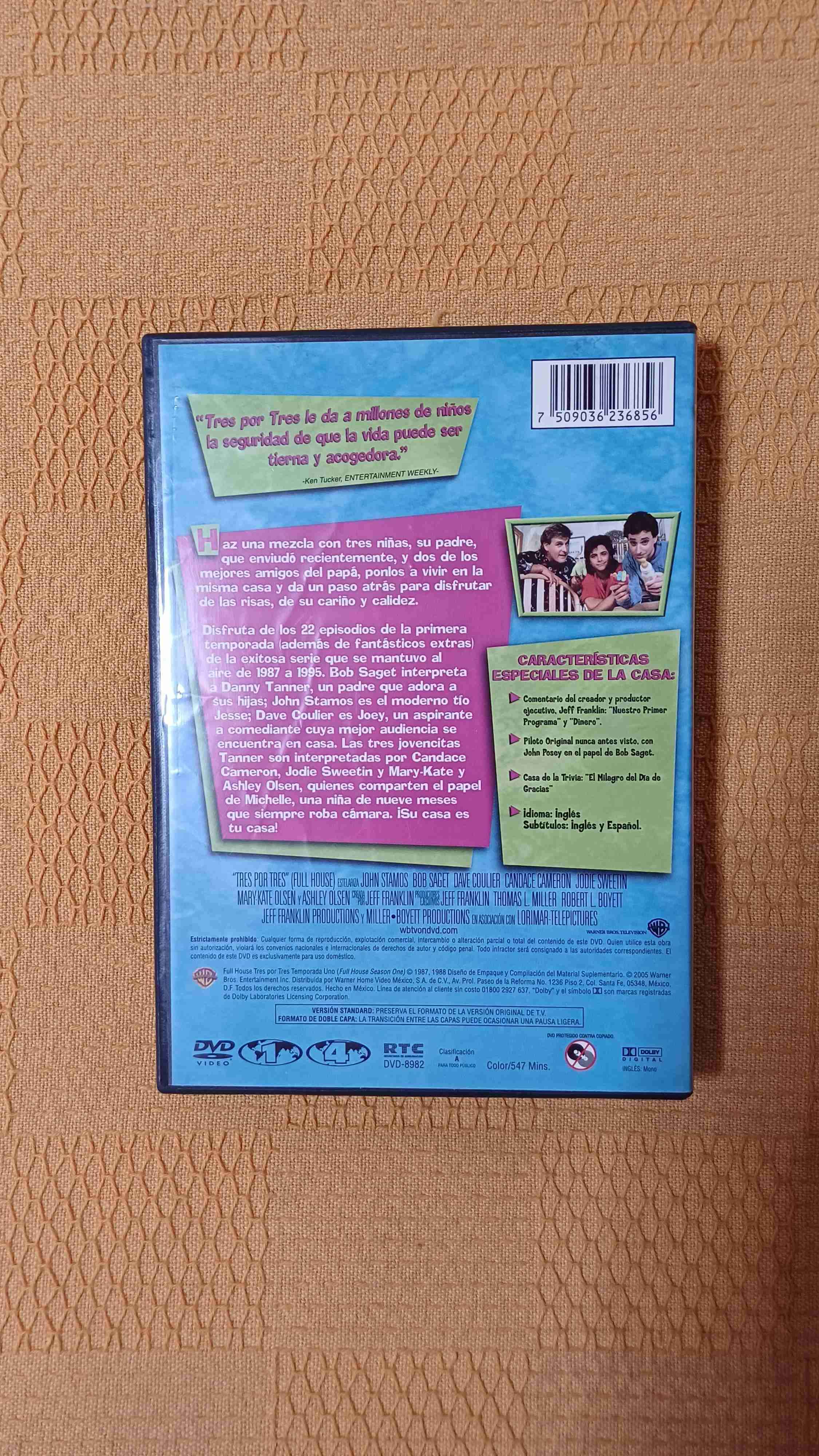 DVD Tres por Tres Temporada 1 - miniatura 2