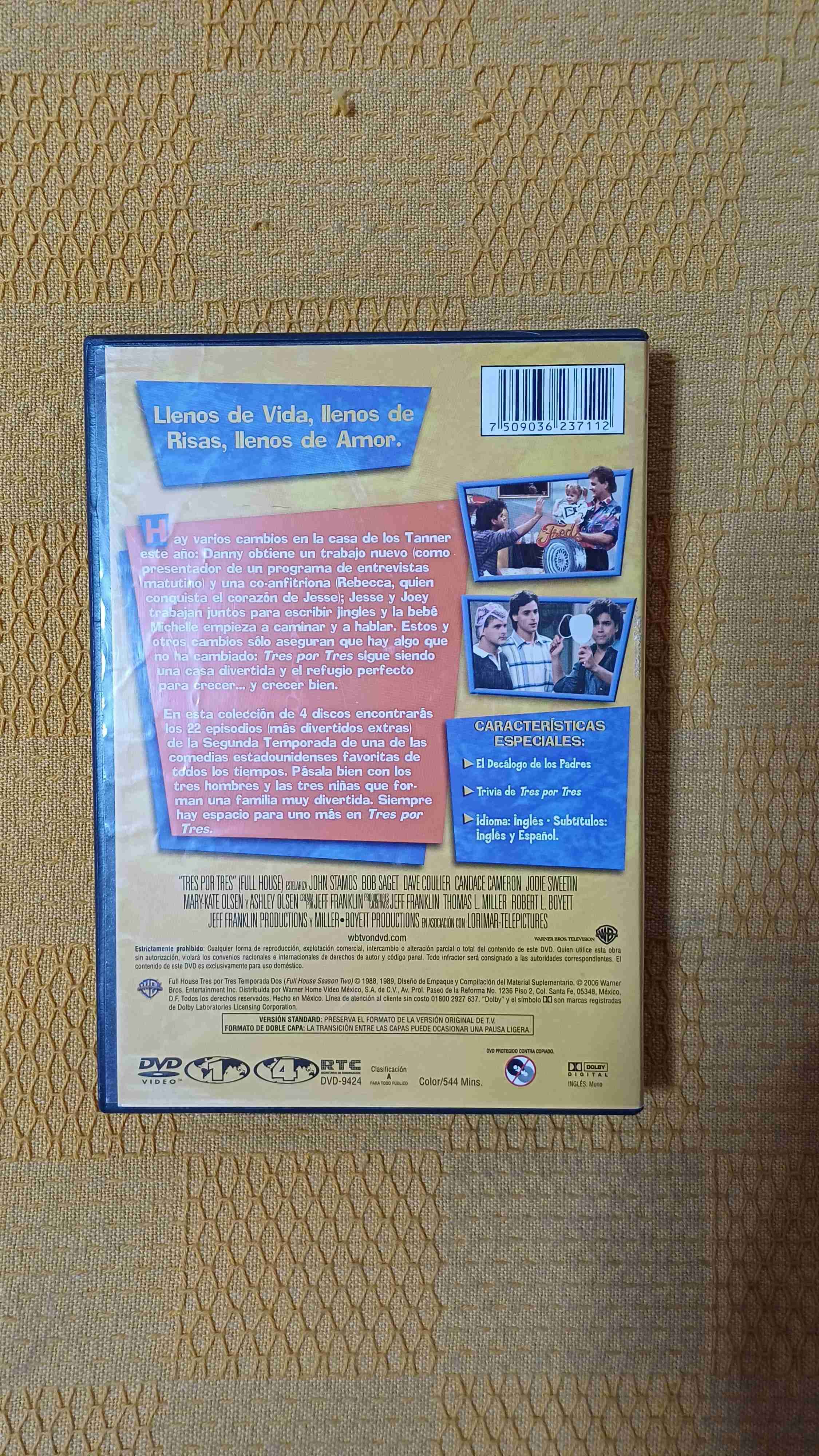 DVD Tres por Tres Temporada 2 - miniatura 2