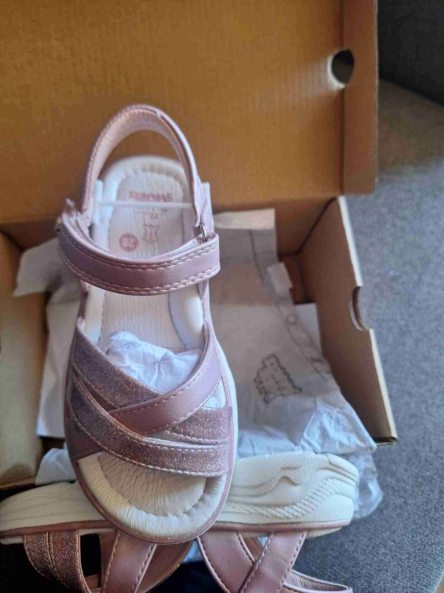 Sandalias rosadas para niñas nro 28 - miniatura 2