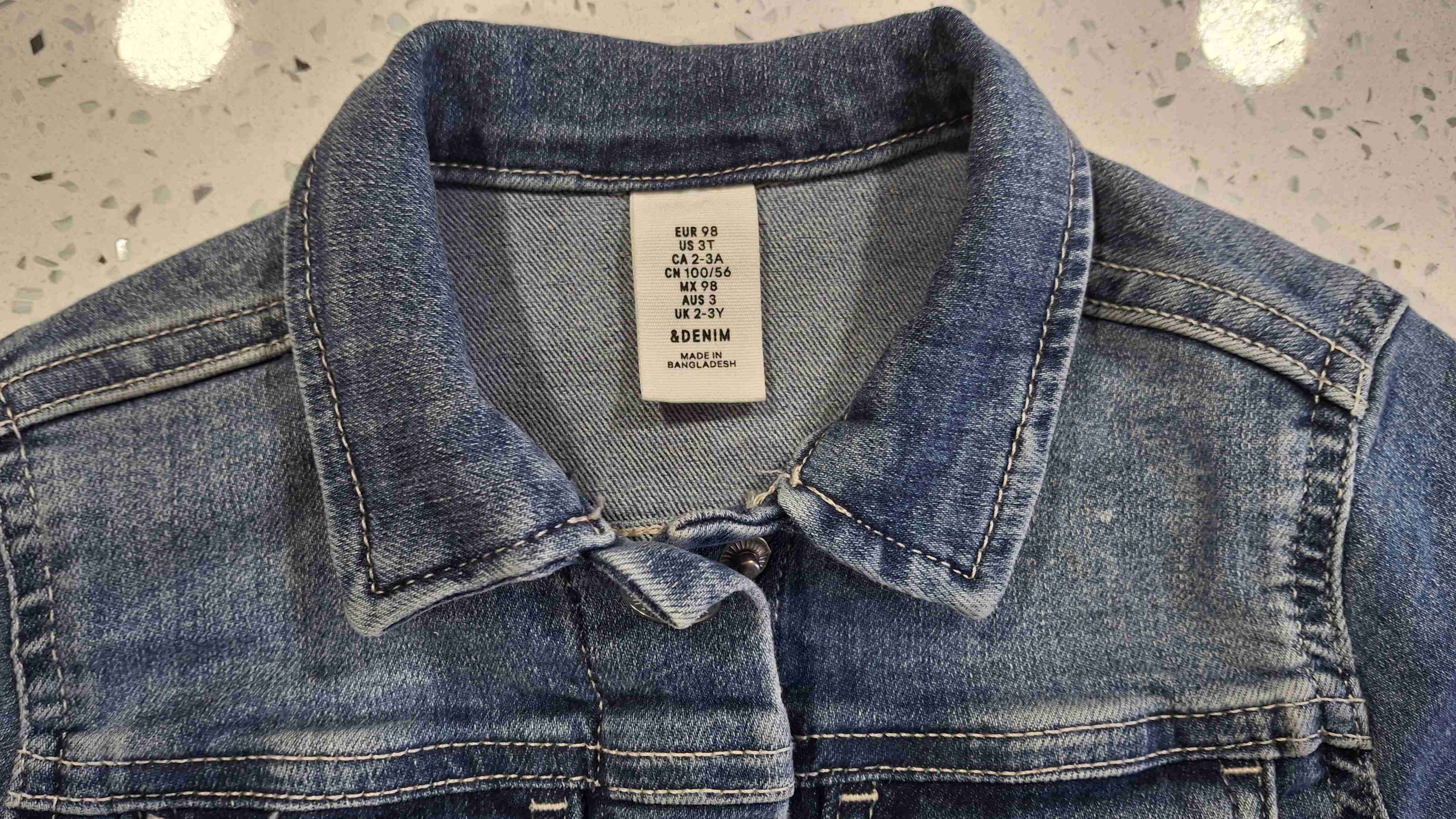 Chaqueta mezclilla niña 2-3 años - miniatura 2