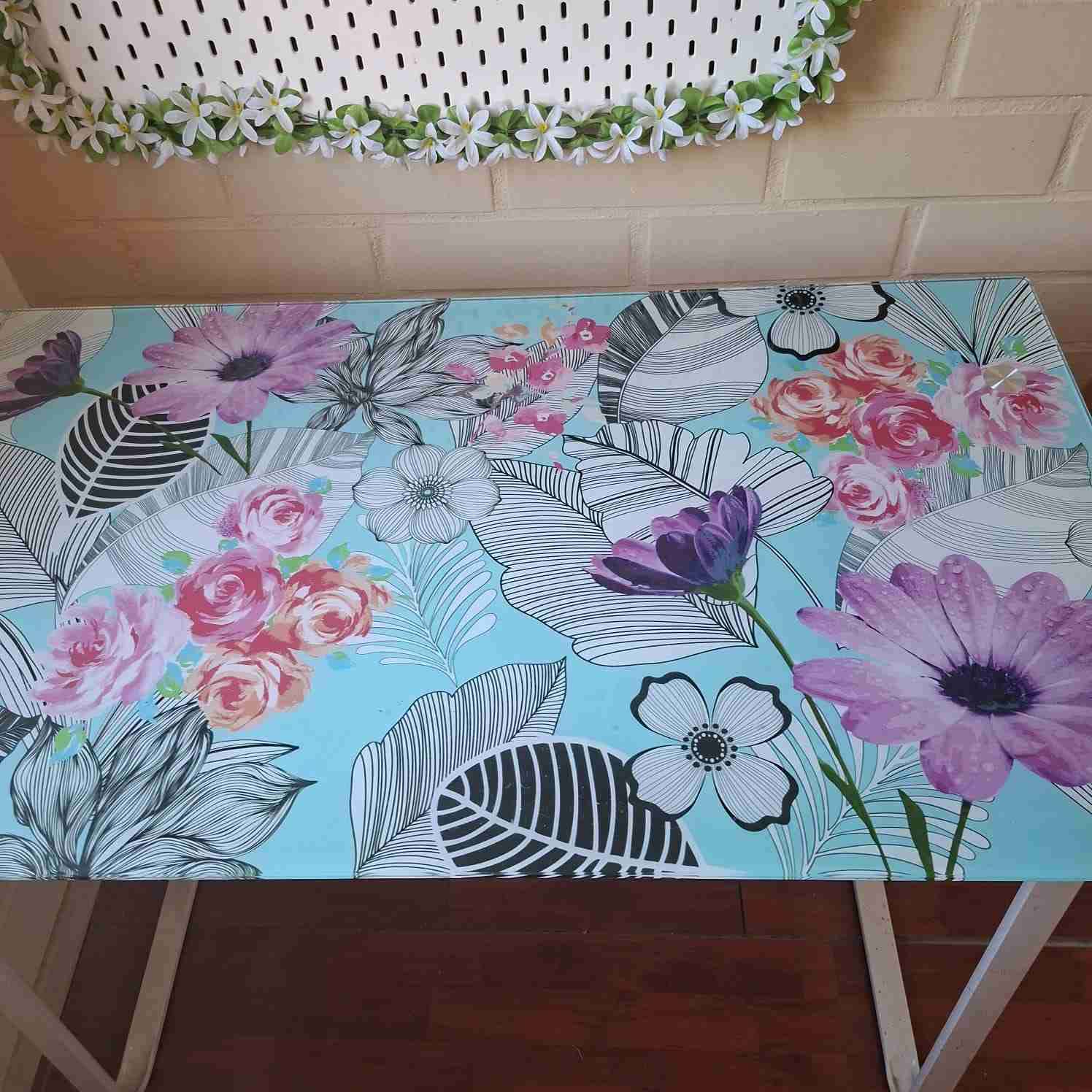 Escritorio floral con cajones - miniatura 3