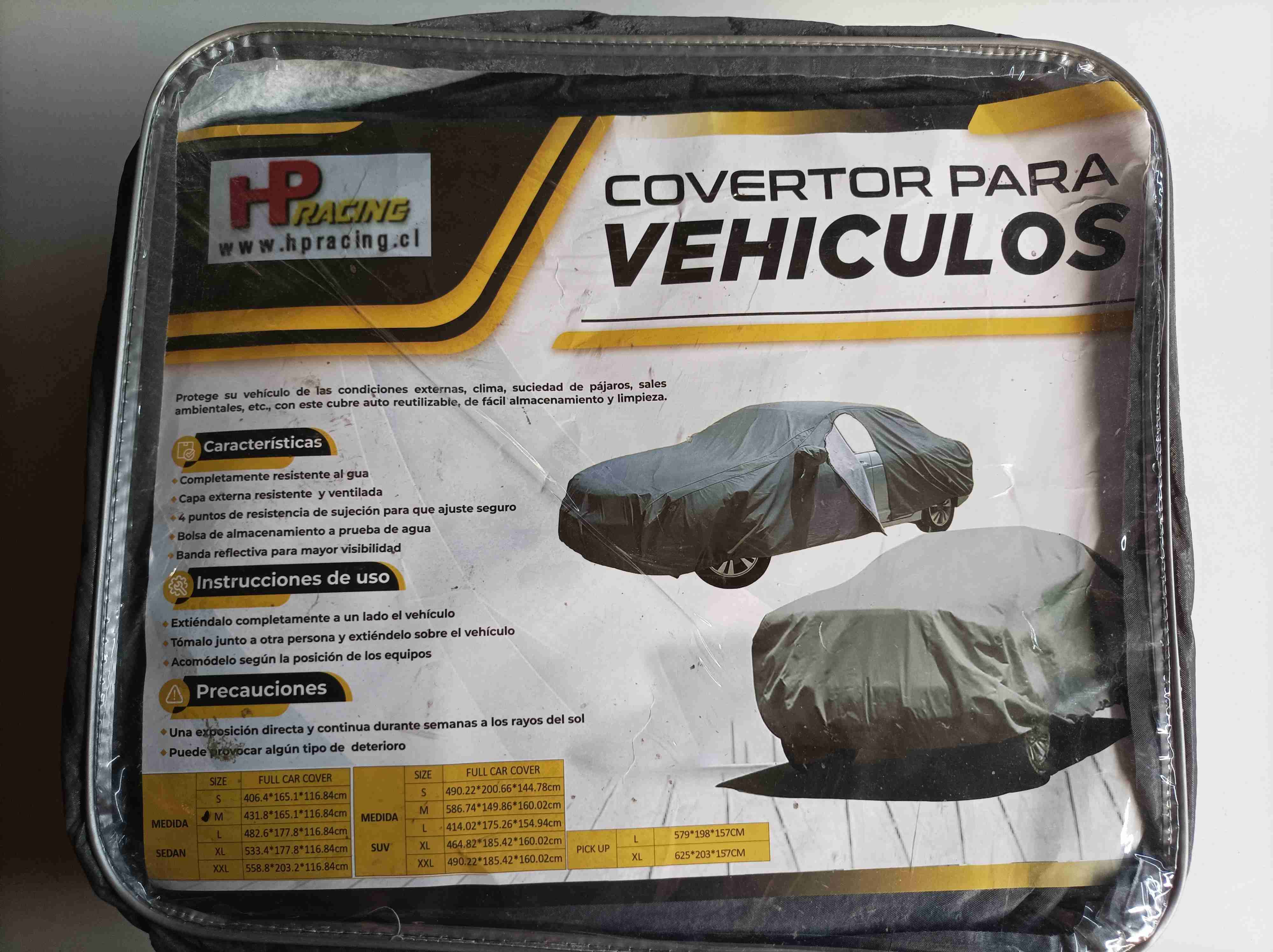 Cobertor para vehículos HP Racing