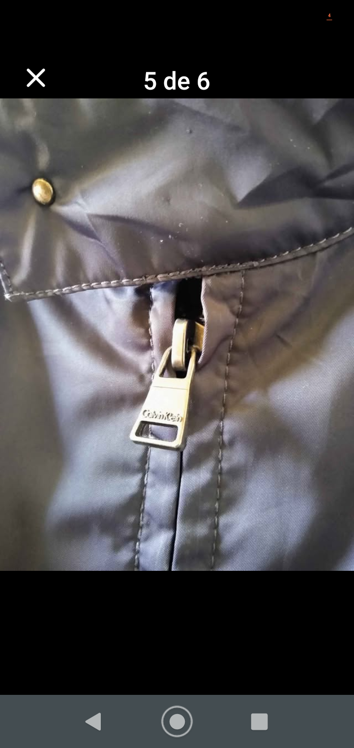 Chaqueta azul marinera Calvin Klein - miniatura 4