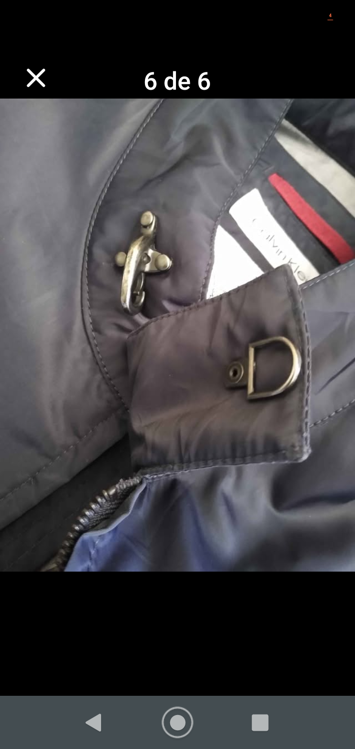 Chaqueta azul marinera Calvin Klein - miniatura 5