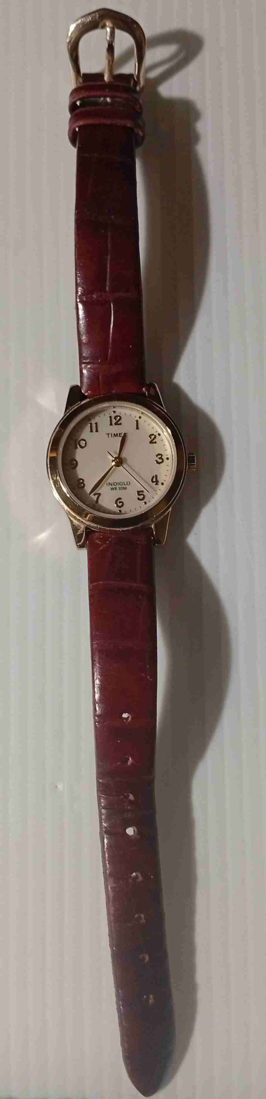 Reloj Timex dorado cuero - miniatura 2