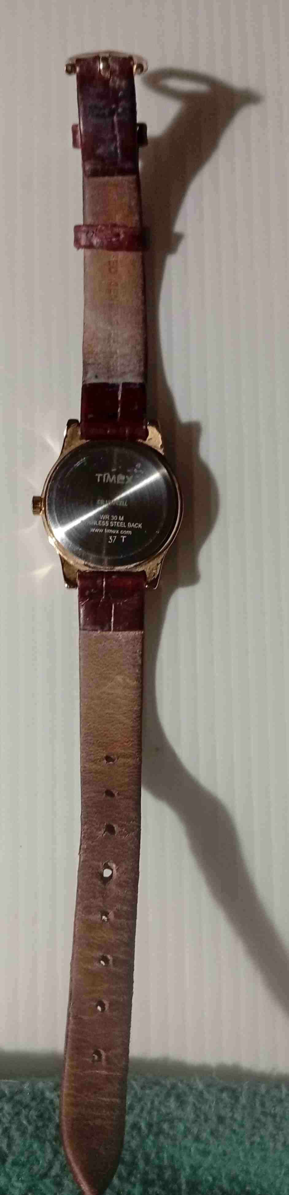 Reloj Timex dorado cuero - miniatura 3