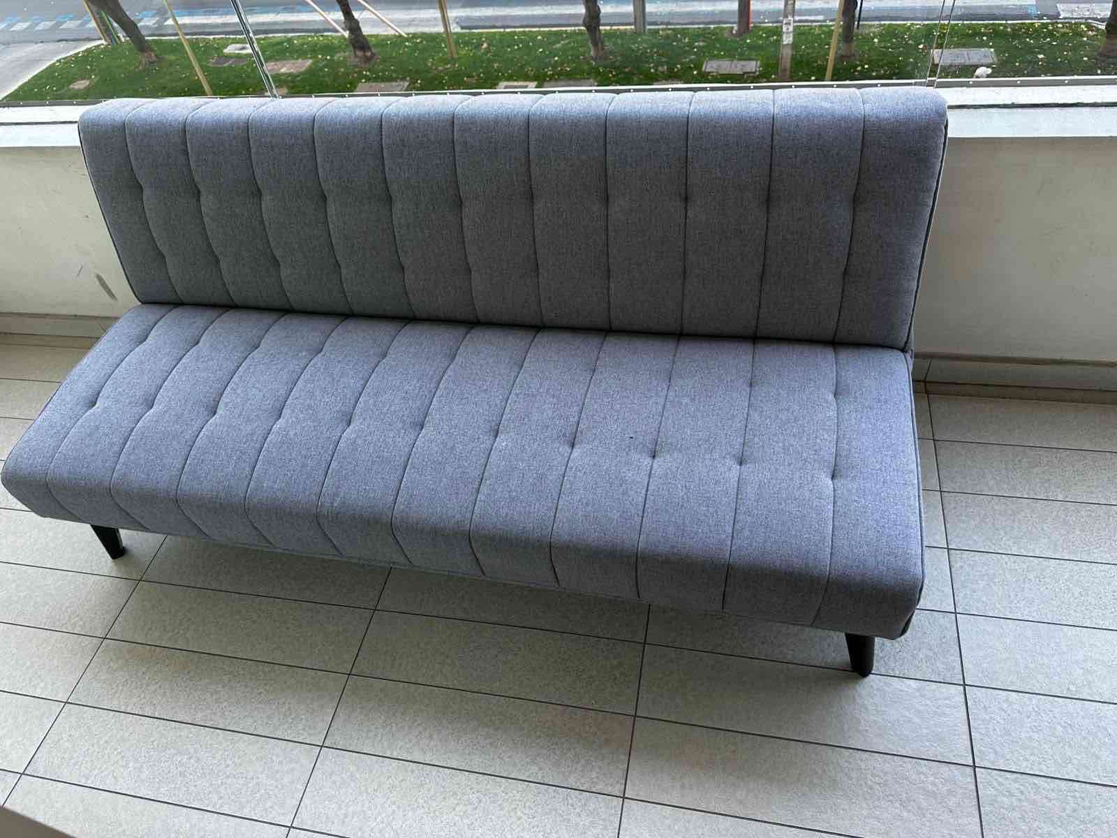 Sofá cama gris moderno - 2