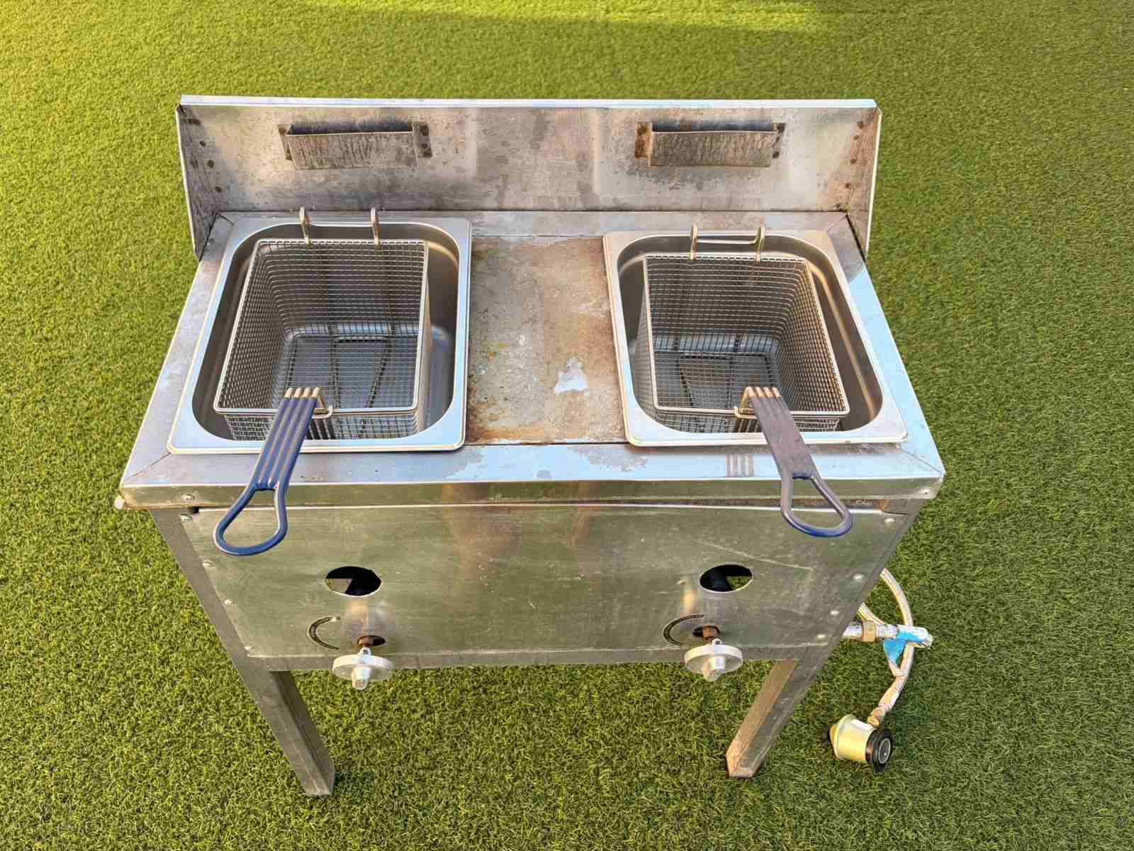 Freidora de doble compartimento - miniatura 2