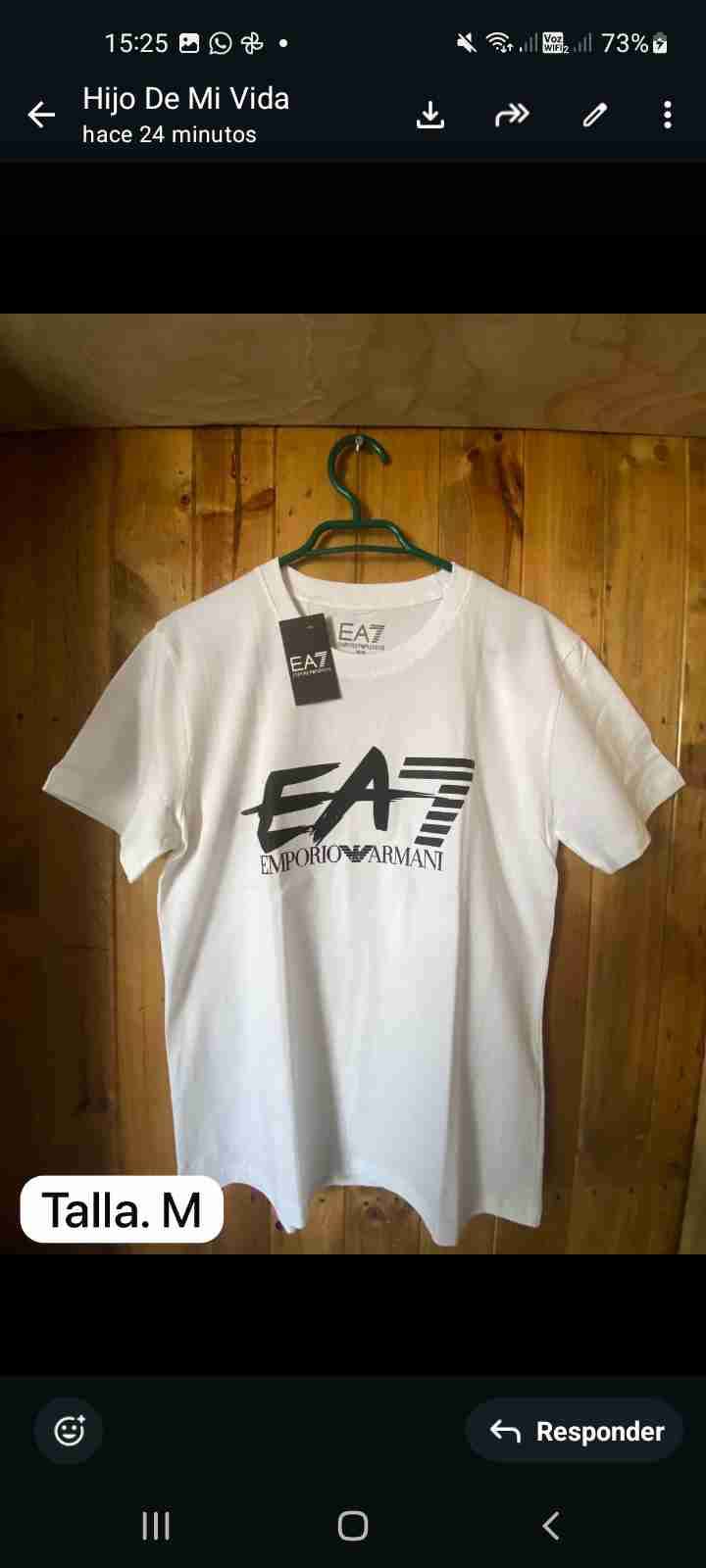 Polera roja Emporio Armani - miniatura 4