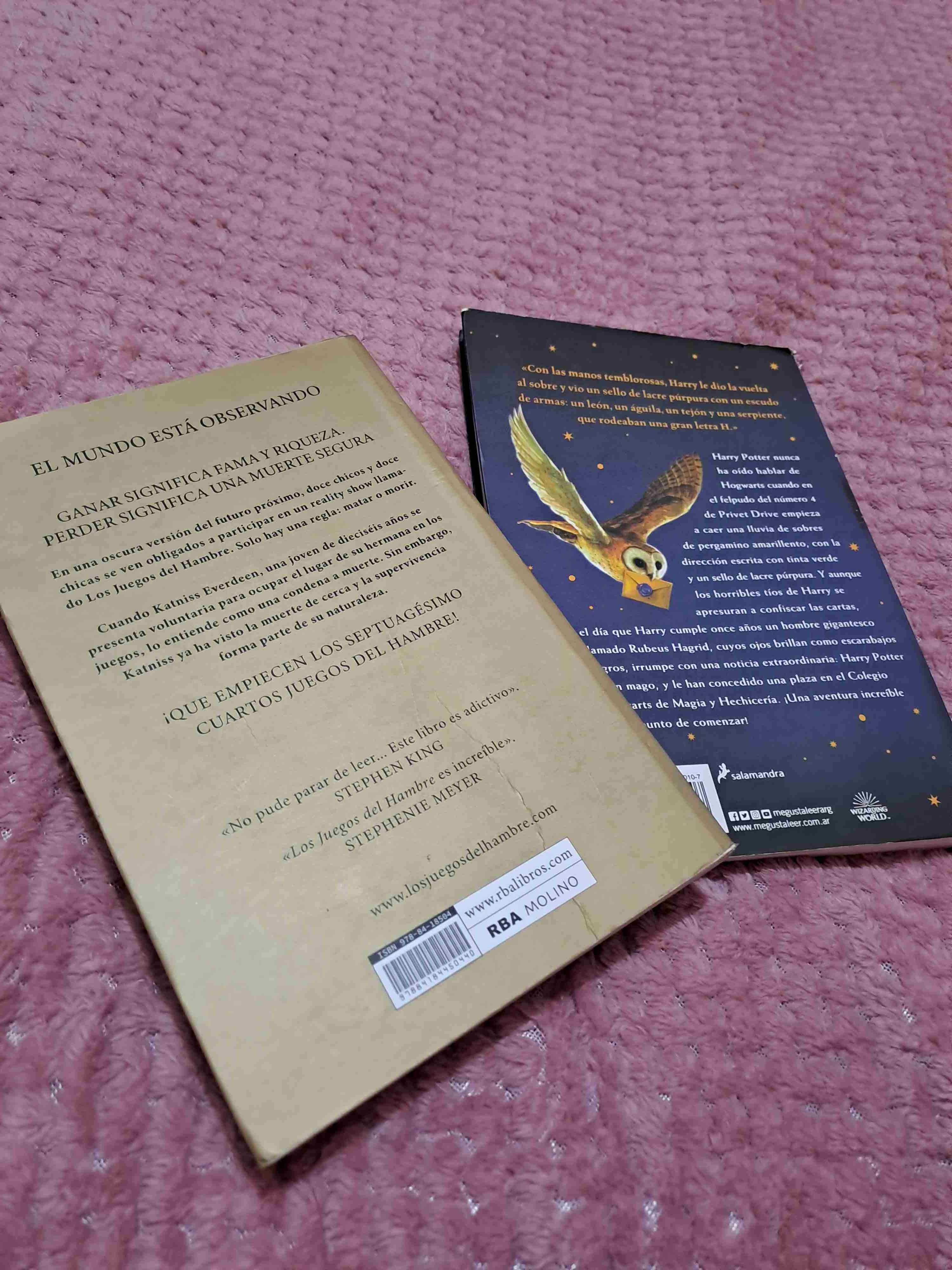 Libros Los Juegos del Hambre y Harry Potter - 2