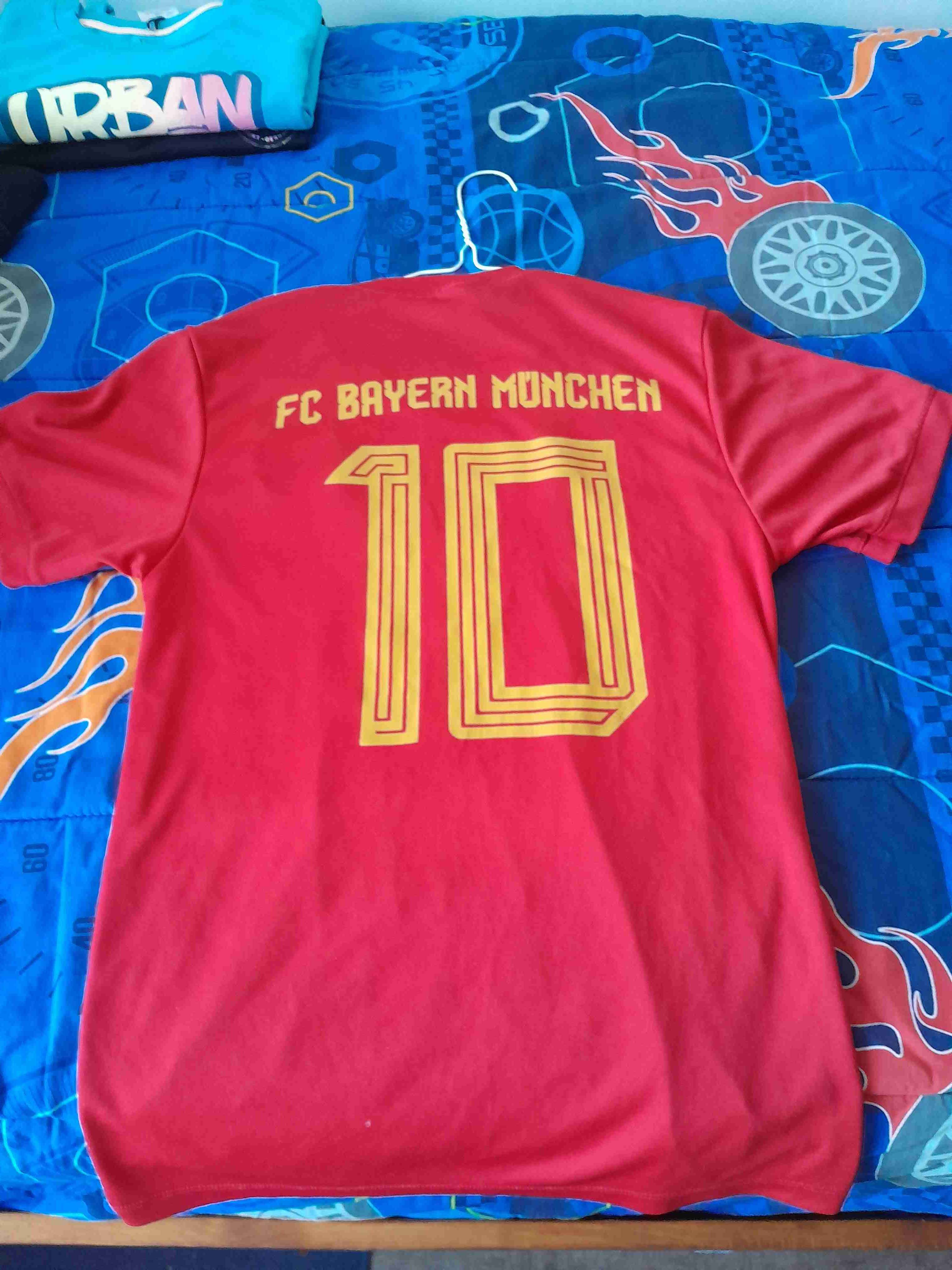 polera bayern munchen roja - miniatura 2