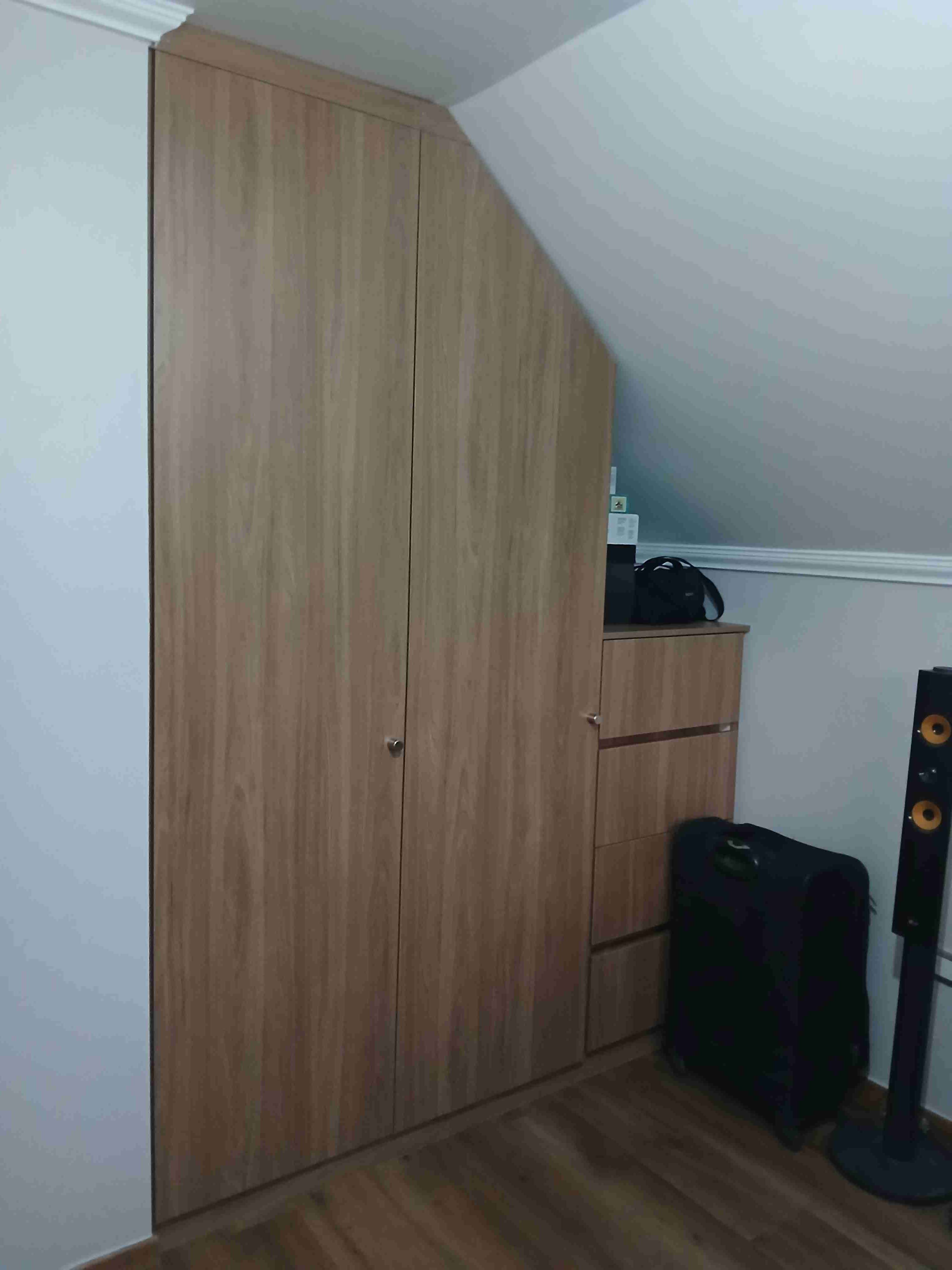 Clóset esquinero blanco - miniatura 3