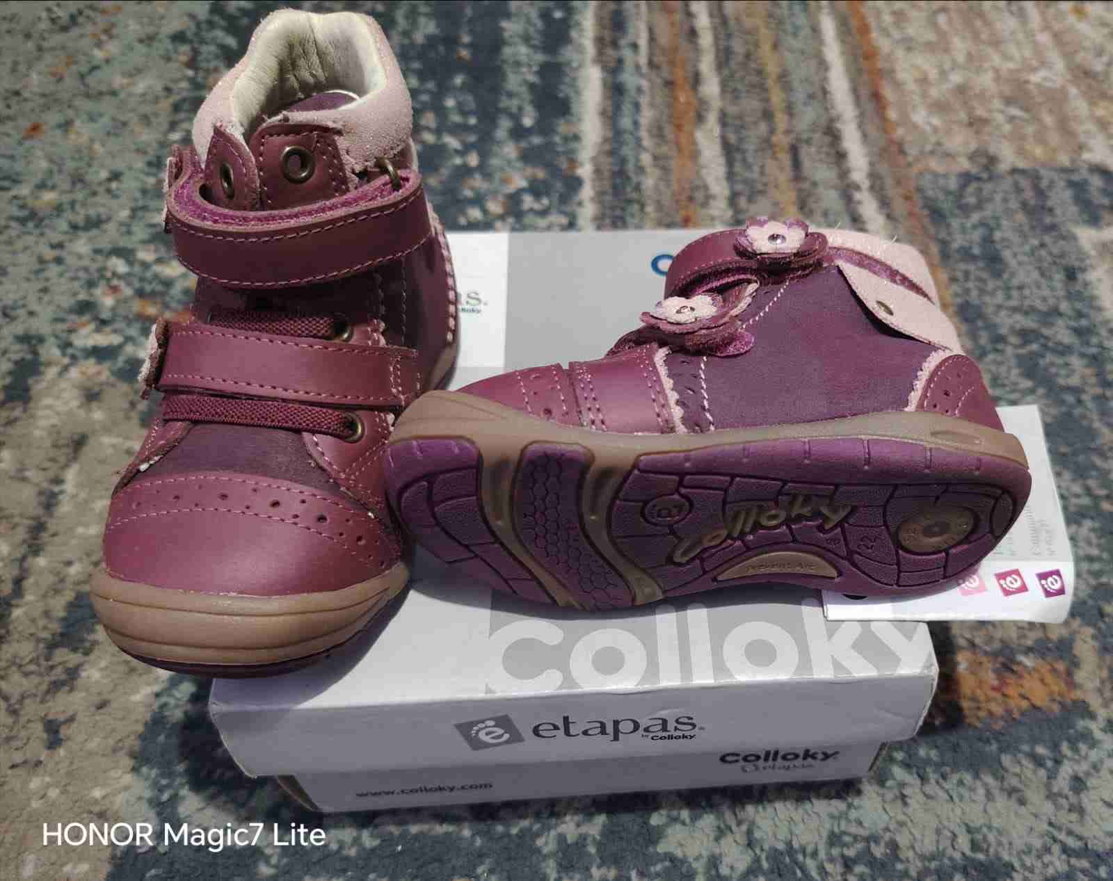 Botines infantiles Colloky morados - miniatura 2