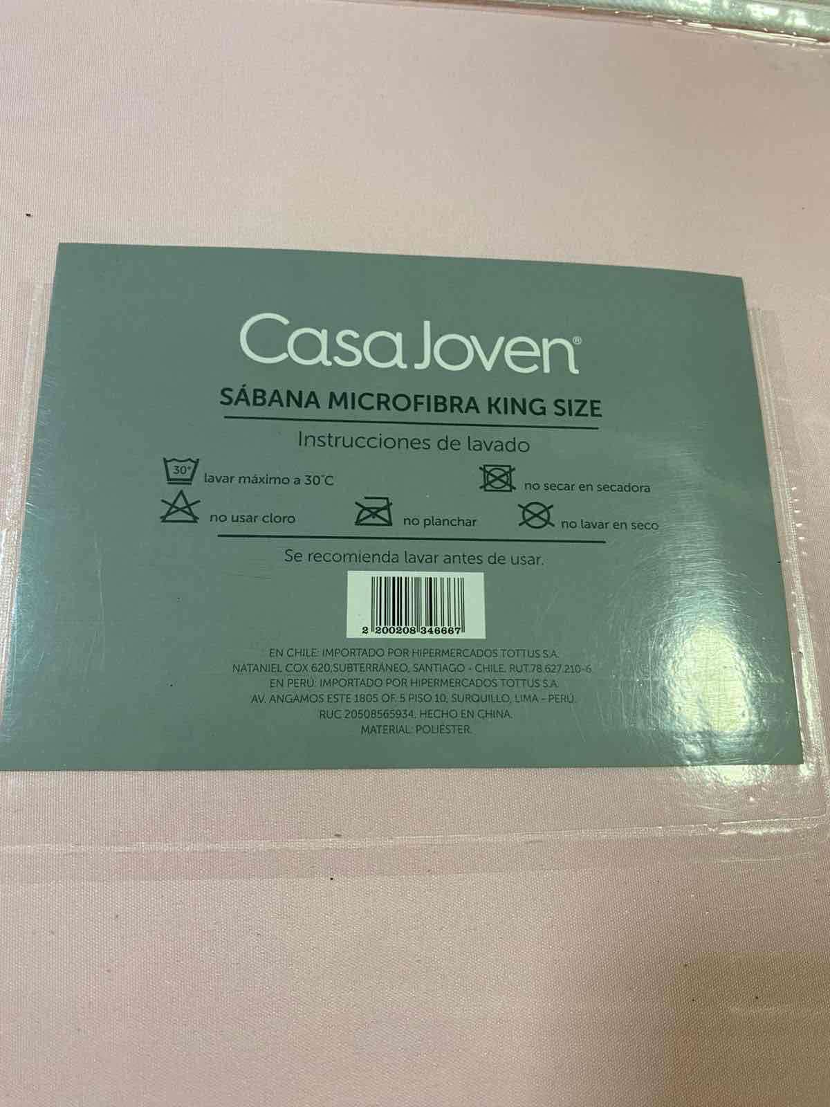 Juego de sábanas microfibra King - miniatura 3