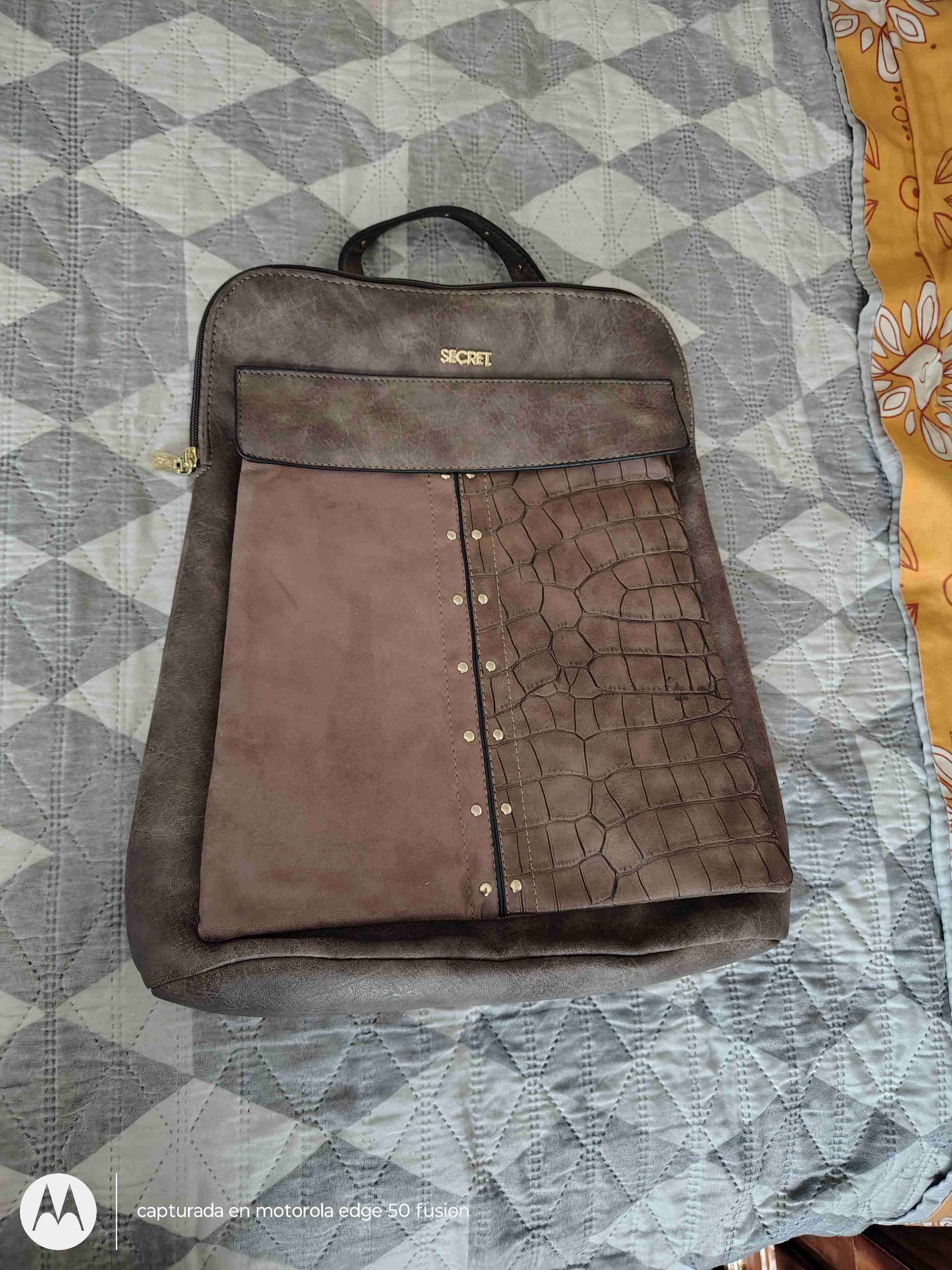 Mochila marrón Secret - miniatura 2