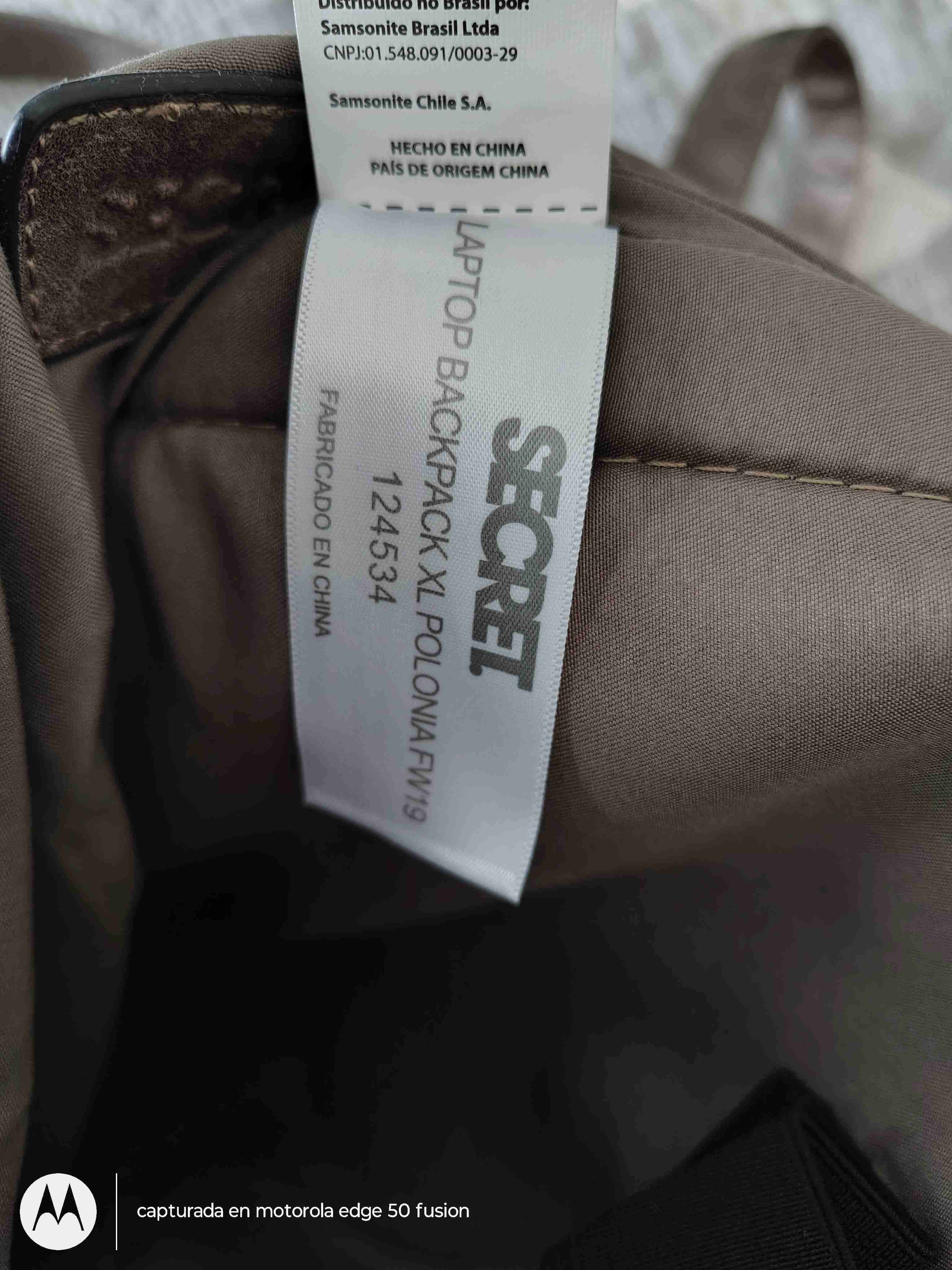 Mochila marrón Secret - miniatura 5