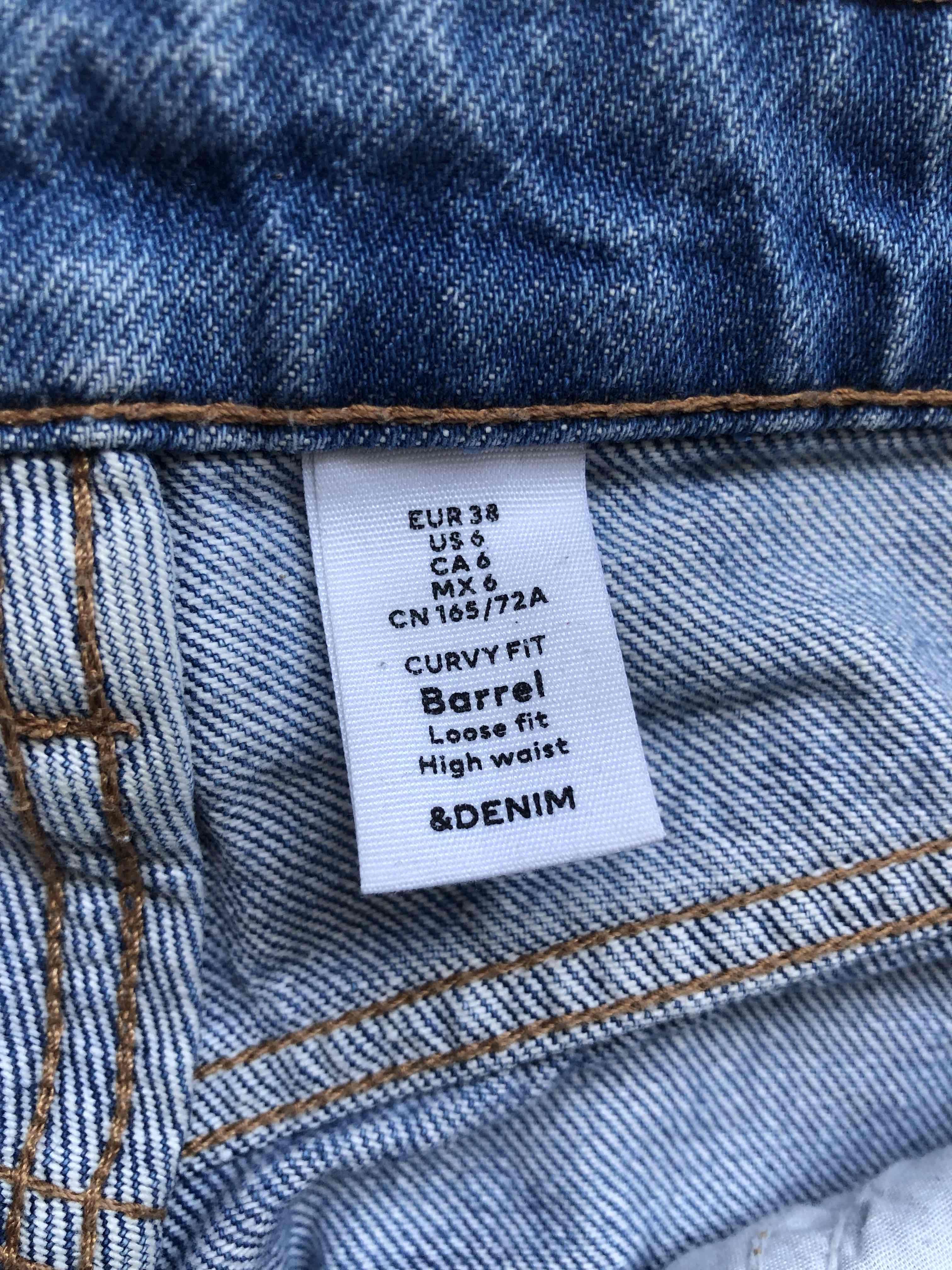 Jeans H&M  curvy fit Barrel - miniatura 2