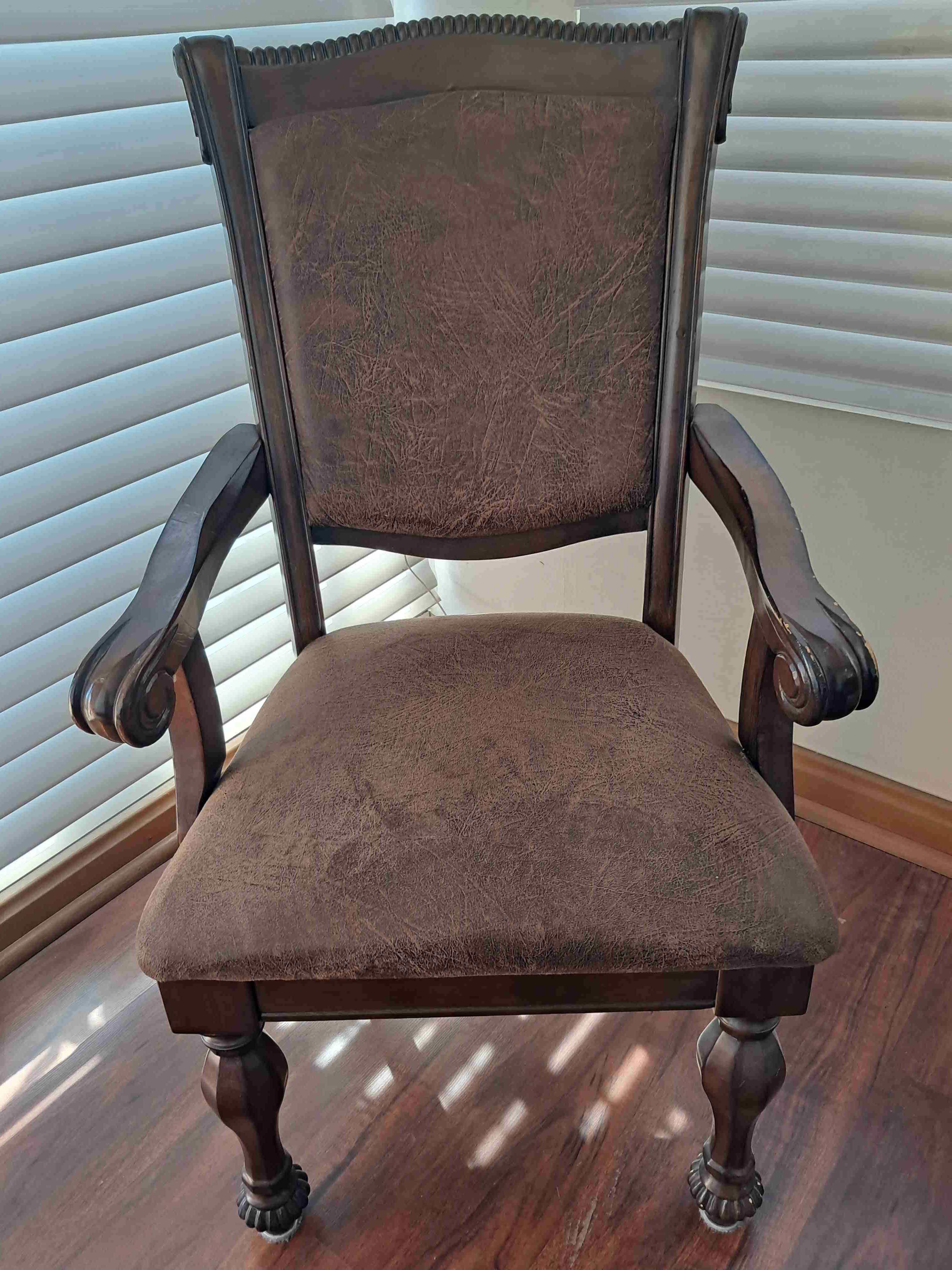 Sitial ashley madera solida excelente estado - miniatura 5