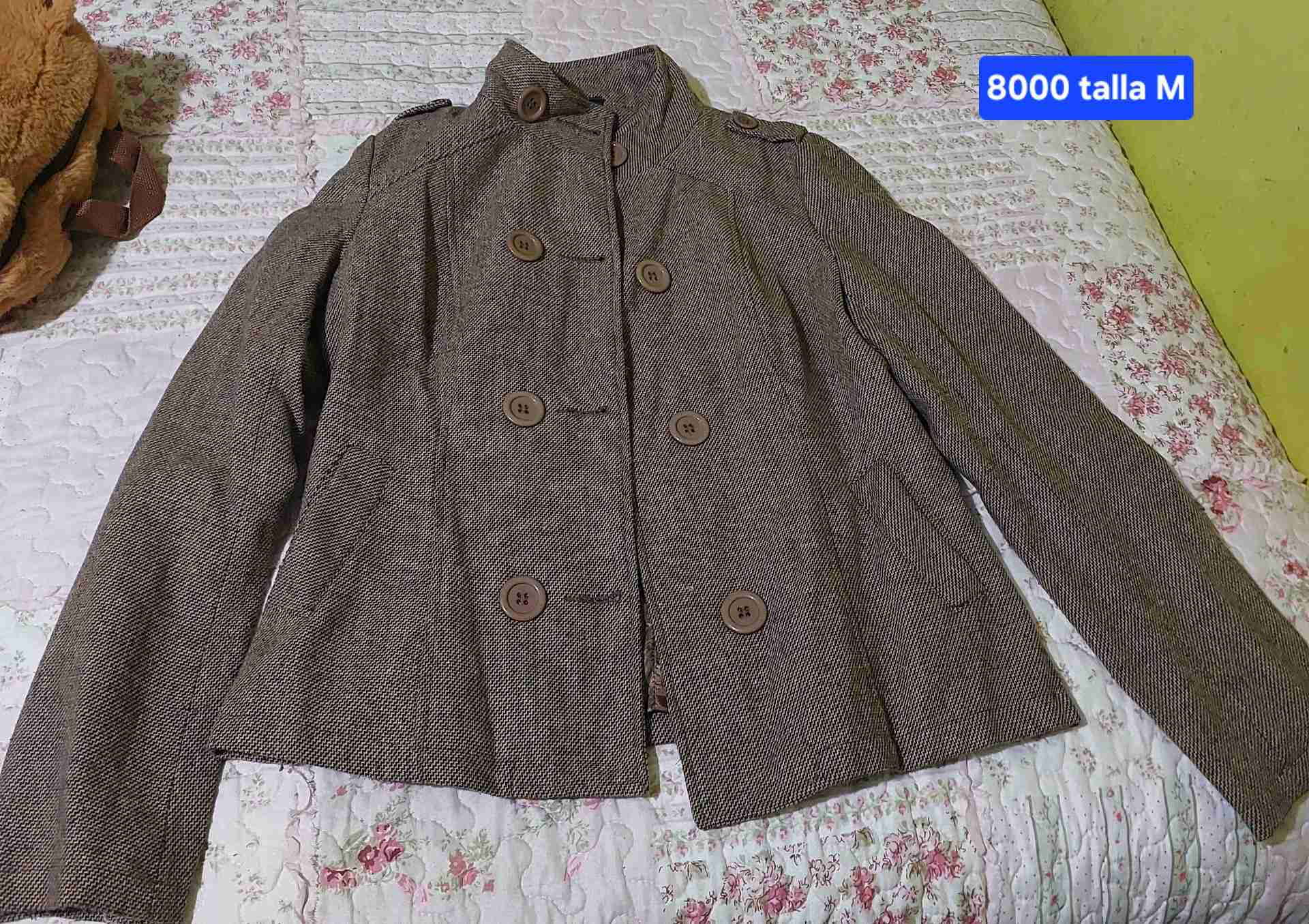 Chaqueta polar beige con capucha - miniatura 5