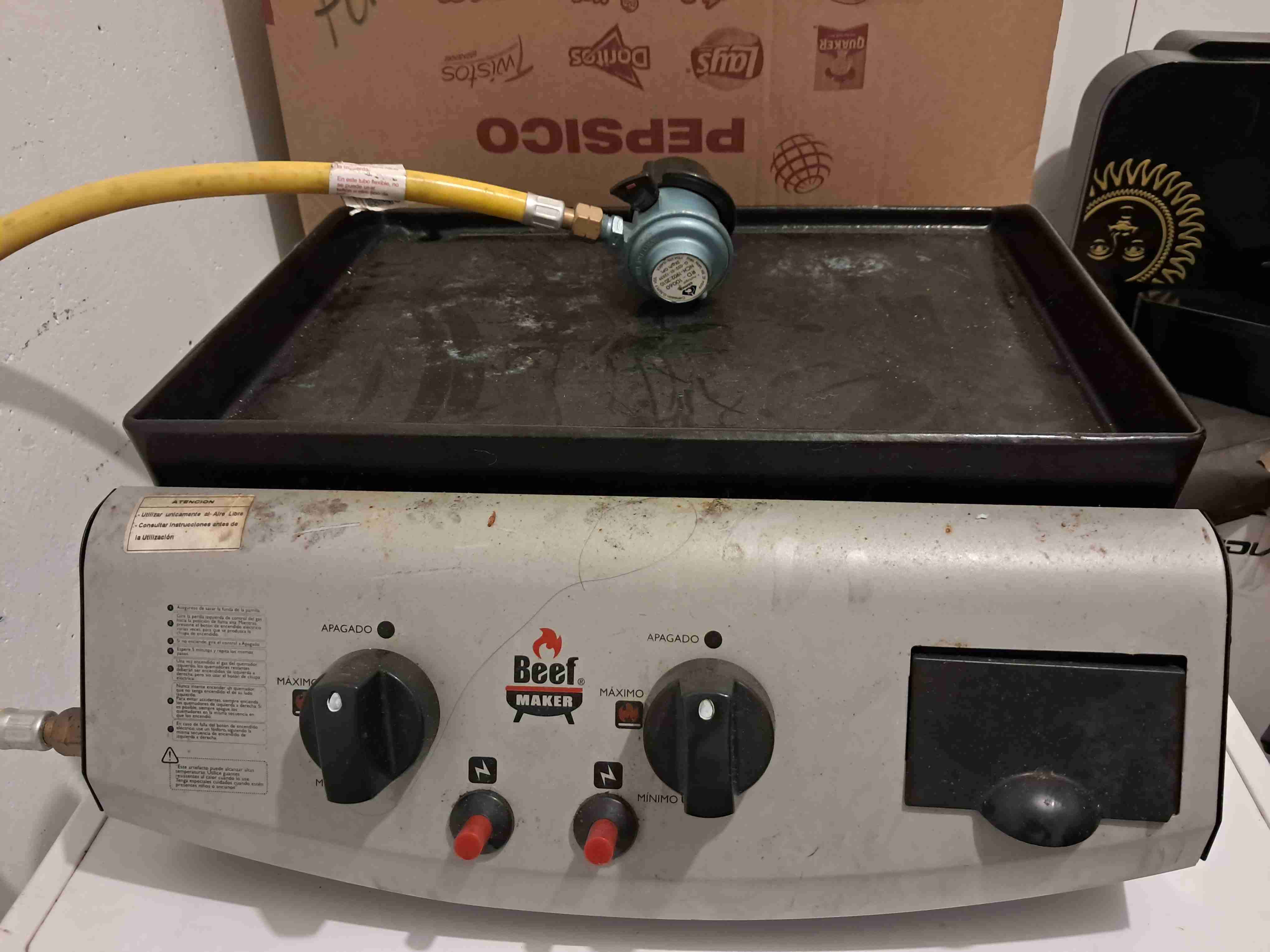 Plancha Parrilla Beef Maker a gas