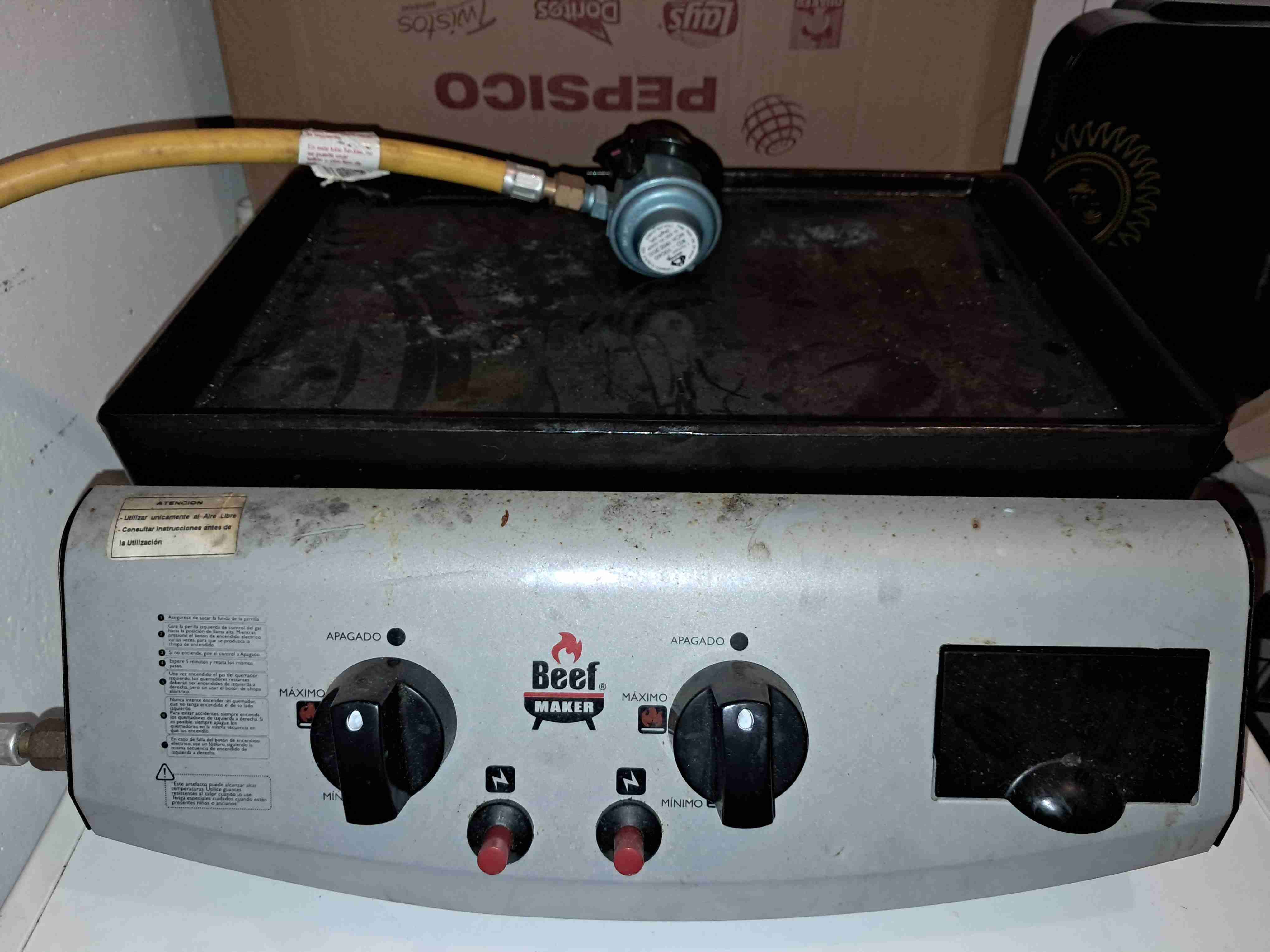 Plancha Parrilla Beef Maker a gas - 2