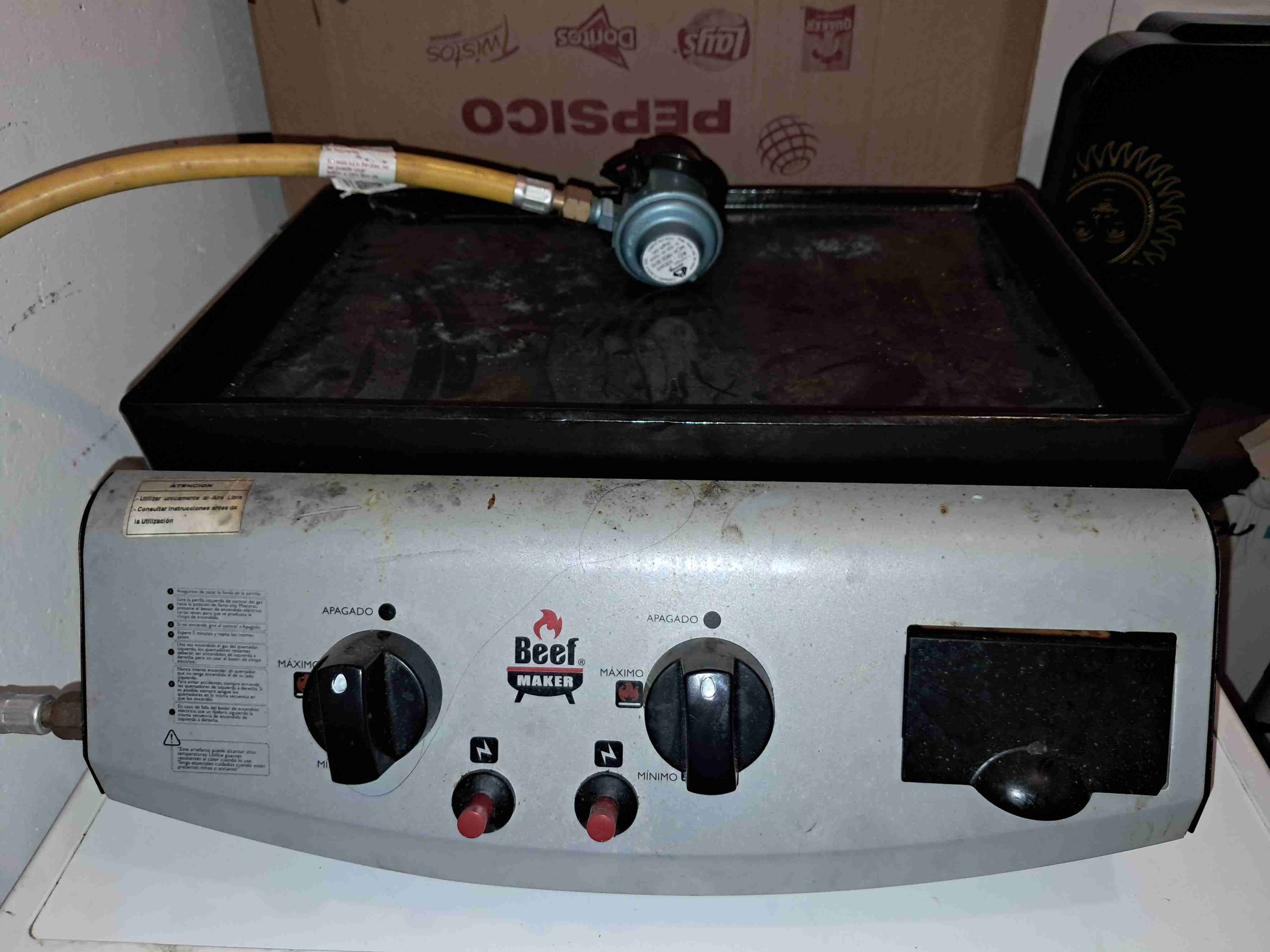 Plancha Parrilla Beef Maker a gas - 5