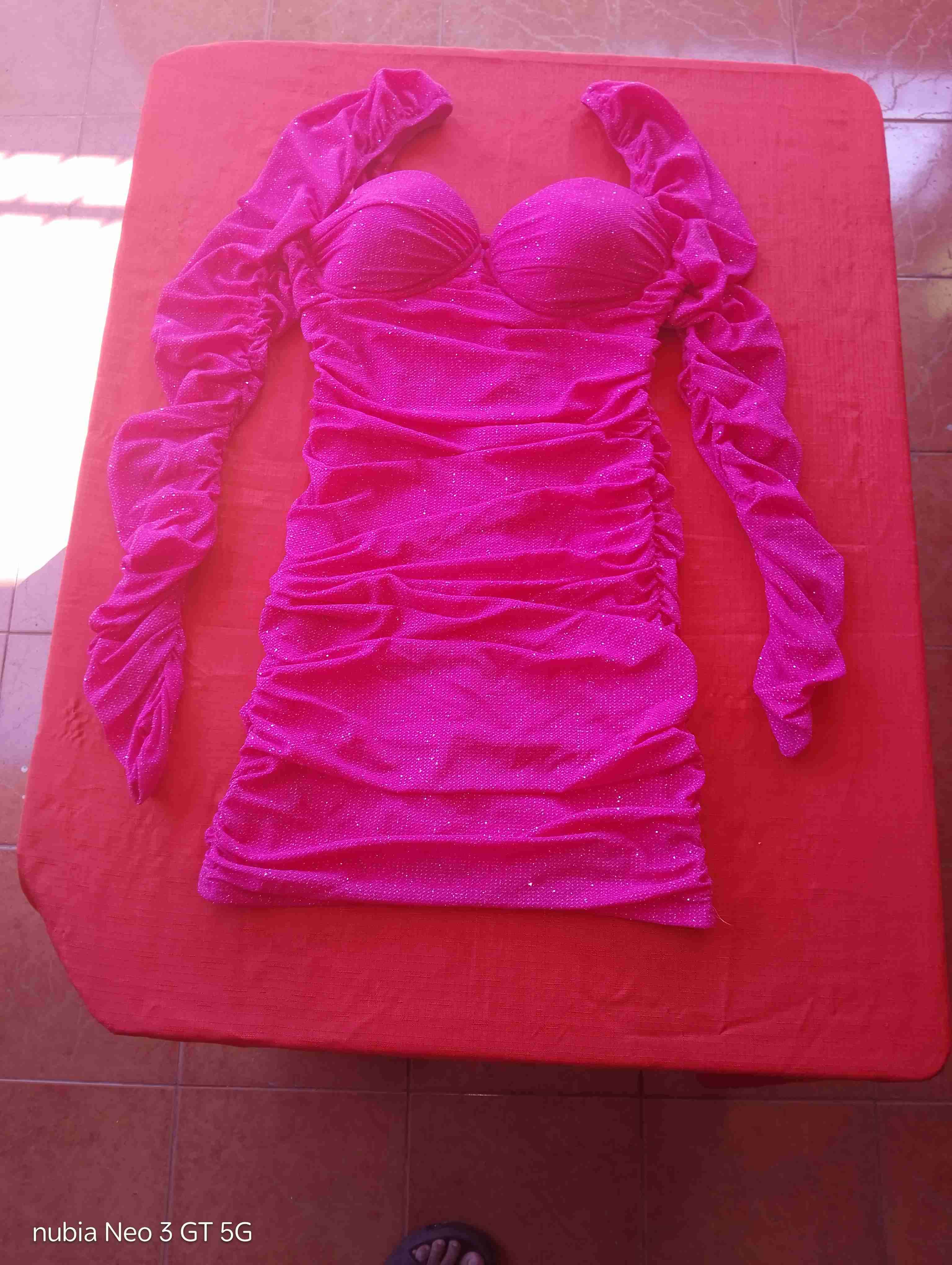 Pantalón de cuerina verde - miniatura 4