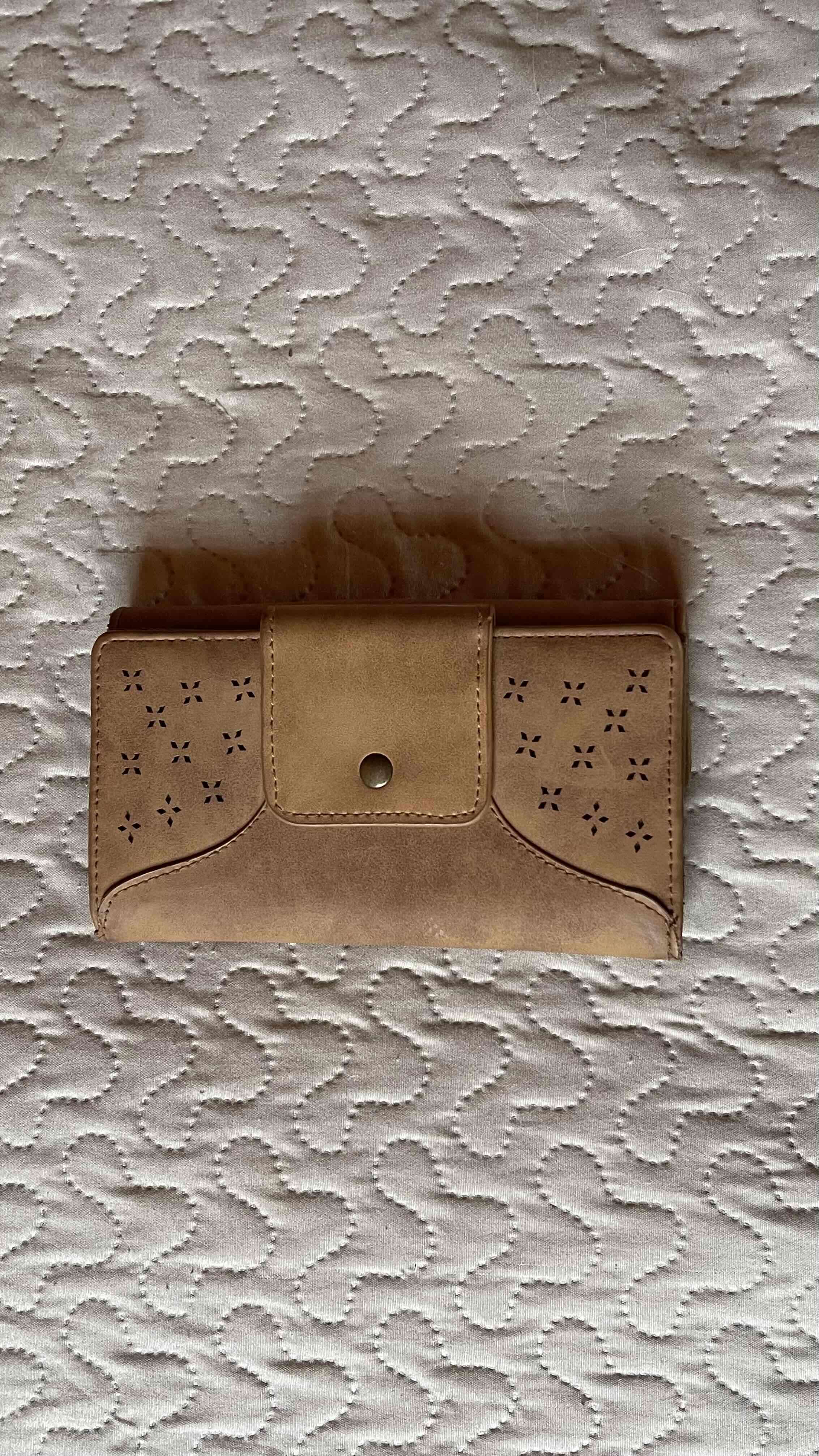 Billetera de cuero marrón - 1