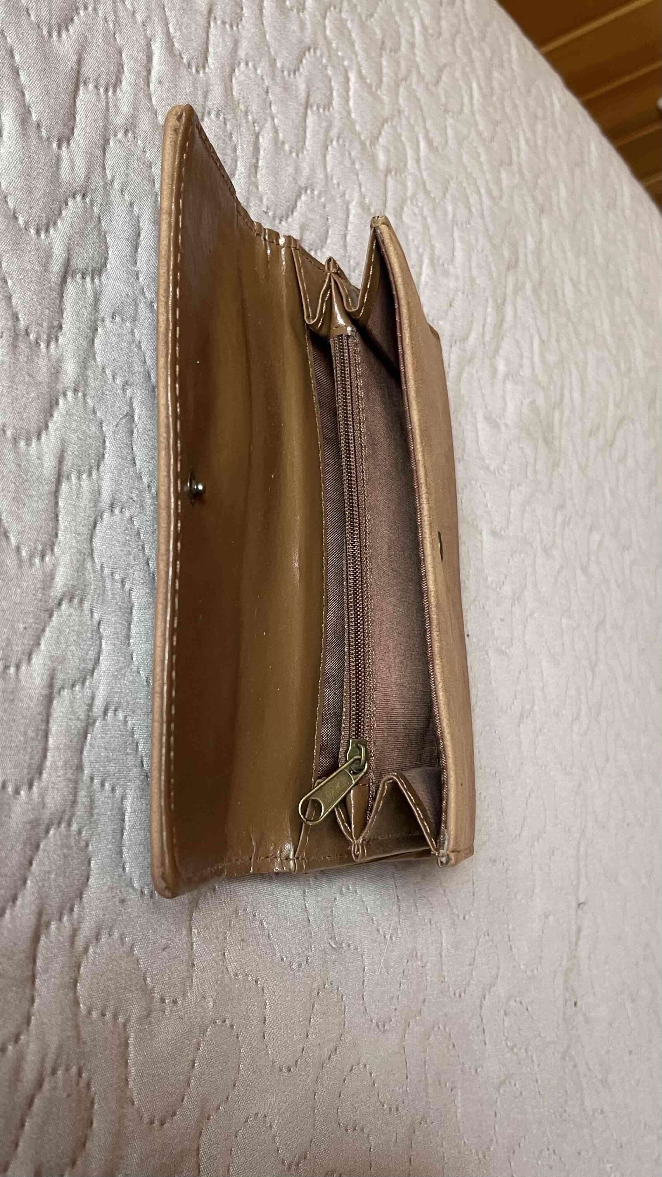 Billetera de cuero marrón - 4