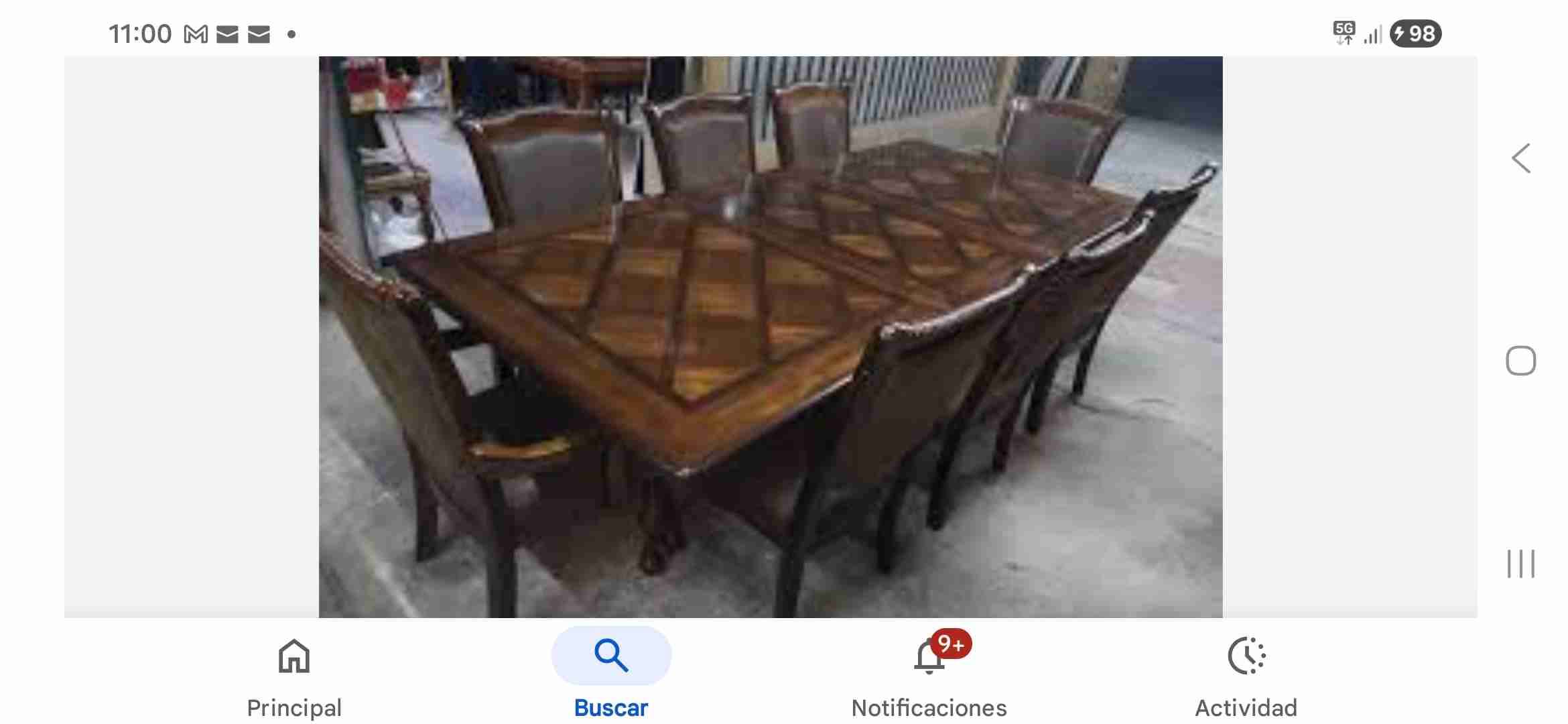 Comedor de madera ASHLEY