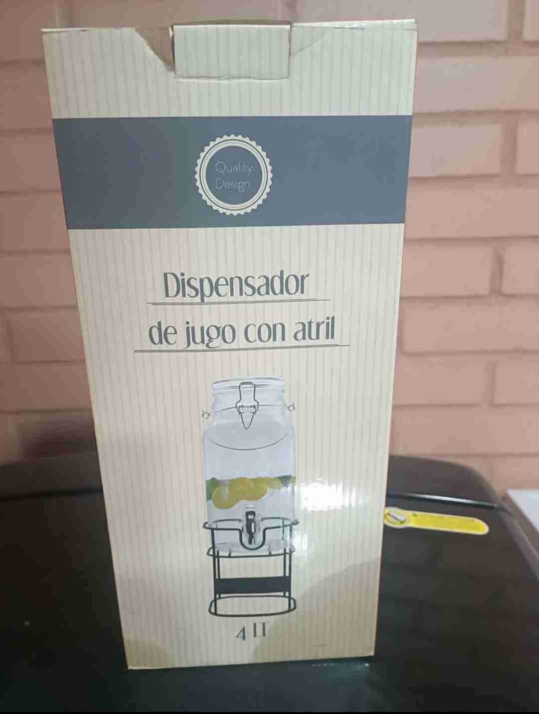 Dispensador de jugo con atril 4L