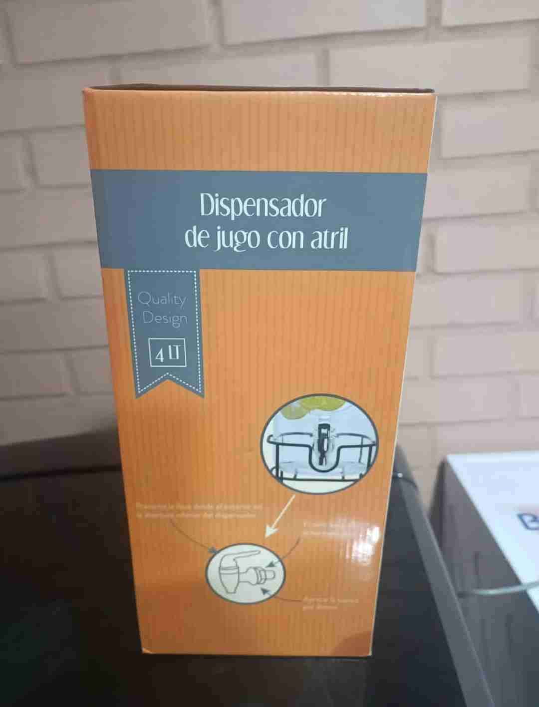 Dispensador de jugo con atril 4L - miniatura 3